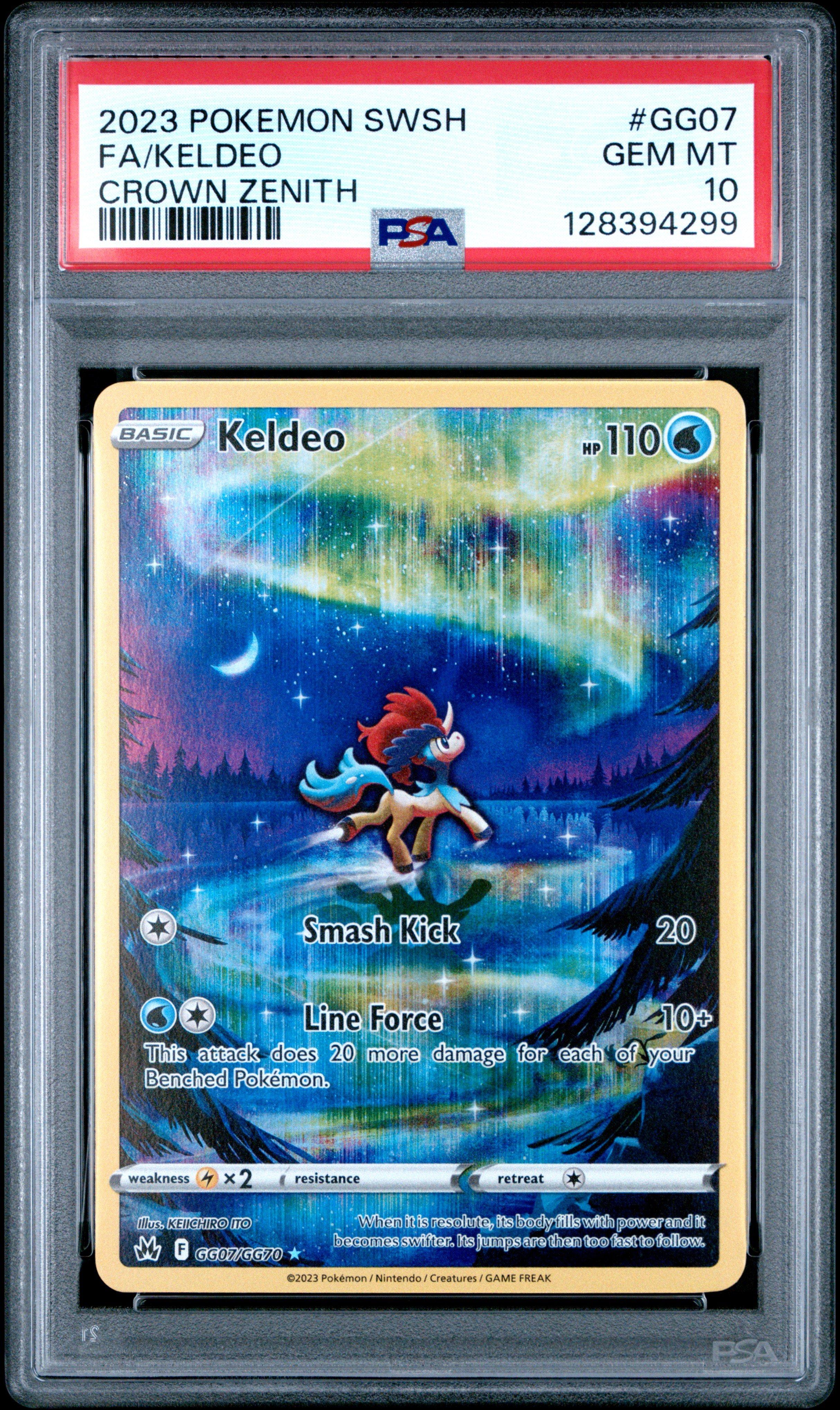 2023 Pokemon Sword And Shield Crown Zenith Gg07 Full Art/keldeo