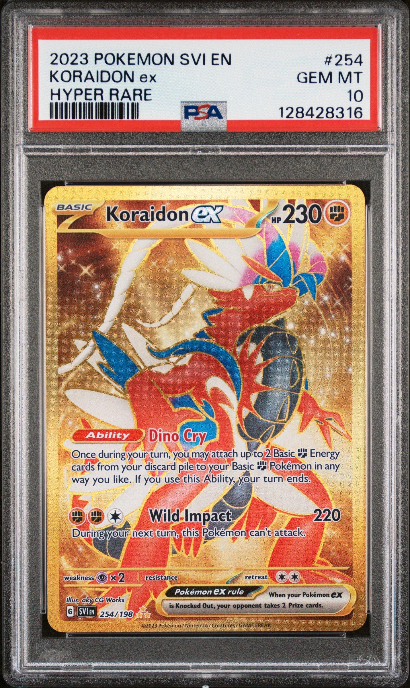 2023 Pokemon Svi En-scarlet & Violet 254 Koraidon Ex Hyper Rare