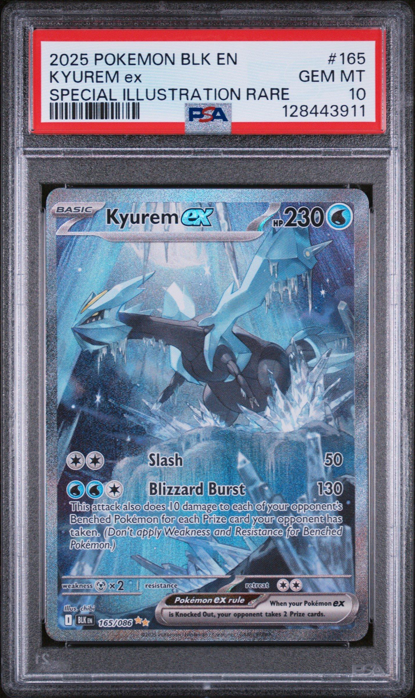 2025 Pokemon Blk En-black Bolt 165 Kyurem Ex Special Illustration