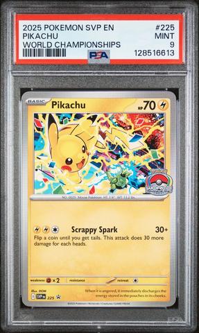⭐︎Photo3⭐︎ 2025 Pokemon Svp En-sv Black Star Promo 225 Pikachu World