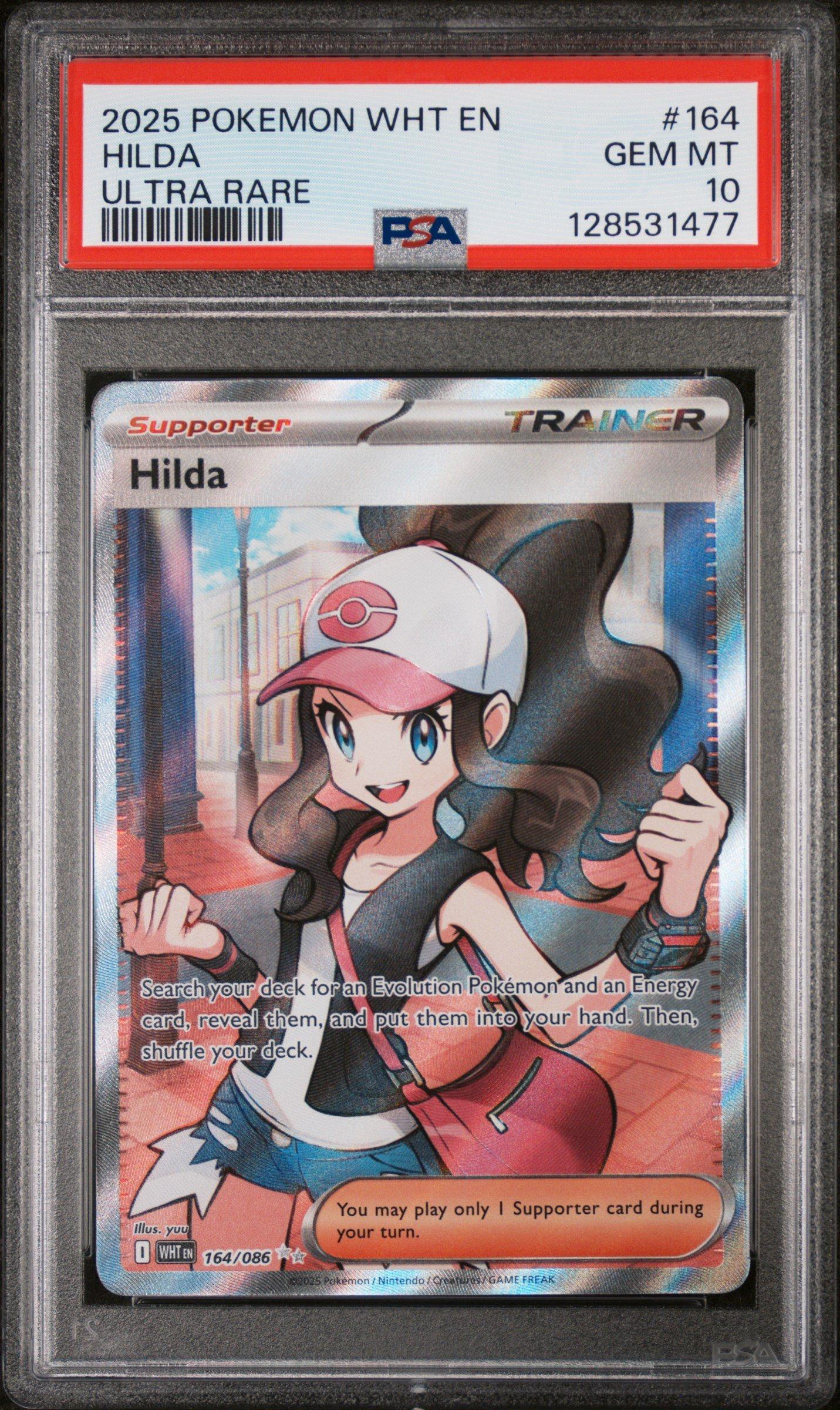 2022 ポケモンカード FAIRIDDA PSA 10 2025 Pokemon Wht En-white Flare 164 Hilda Ultra Rare PSA 10 Graded