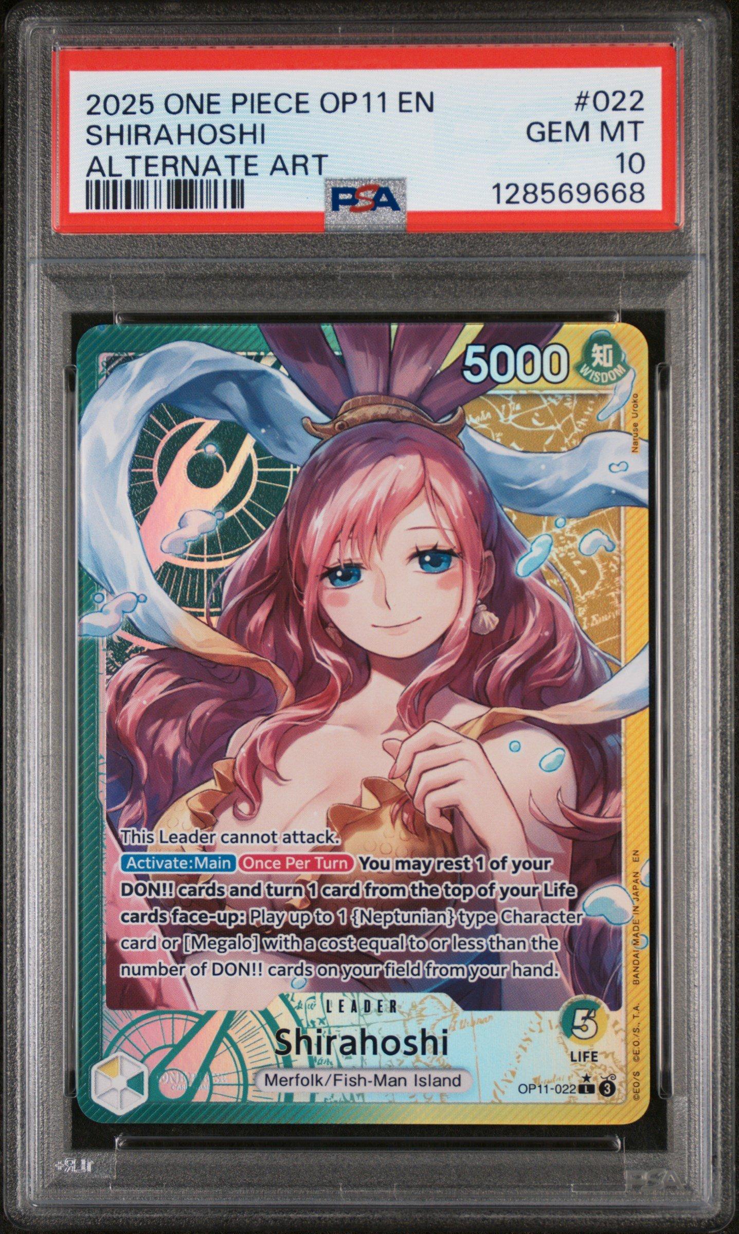 2025 One Piece Op11-a Fist Of Divine Speed 022 Shirahoshi