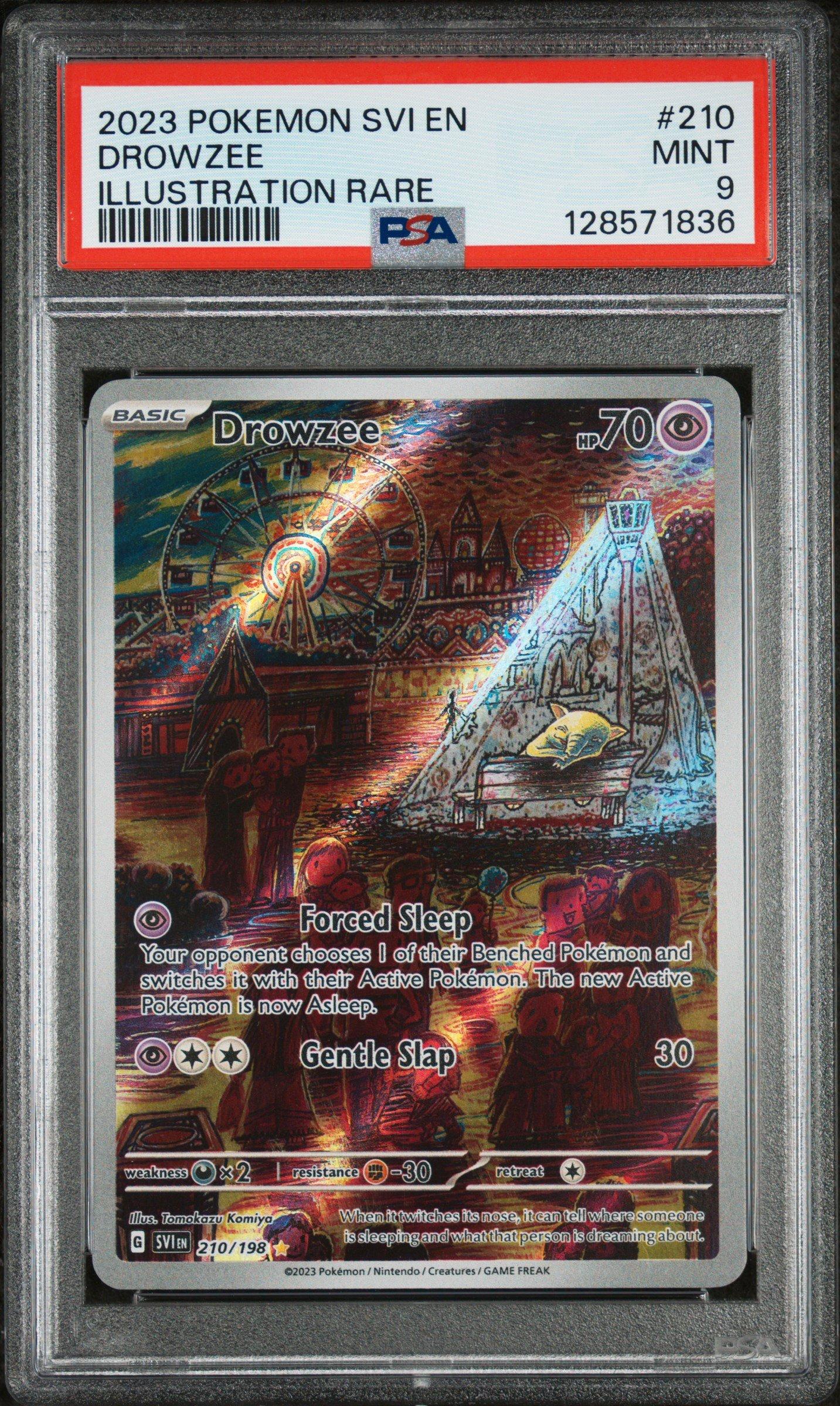 2023 Pokemon Svi En-scarlet & Violet 210 Drowzee Illustration Rare