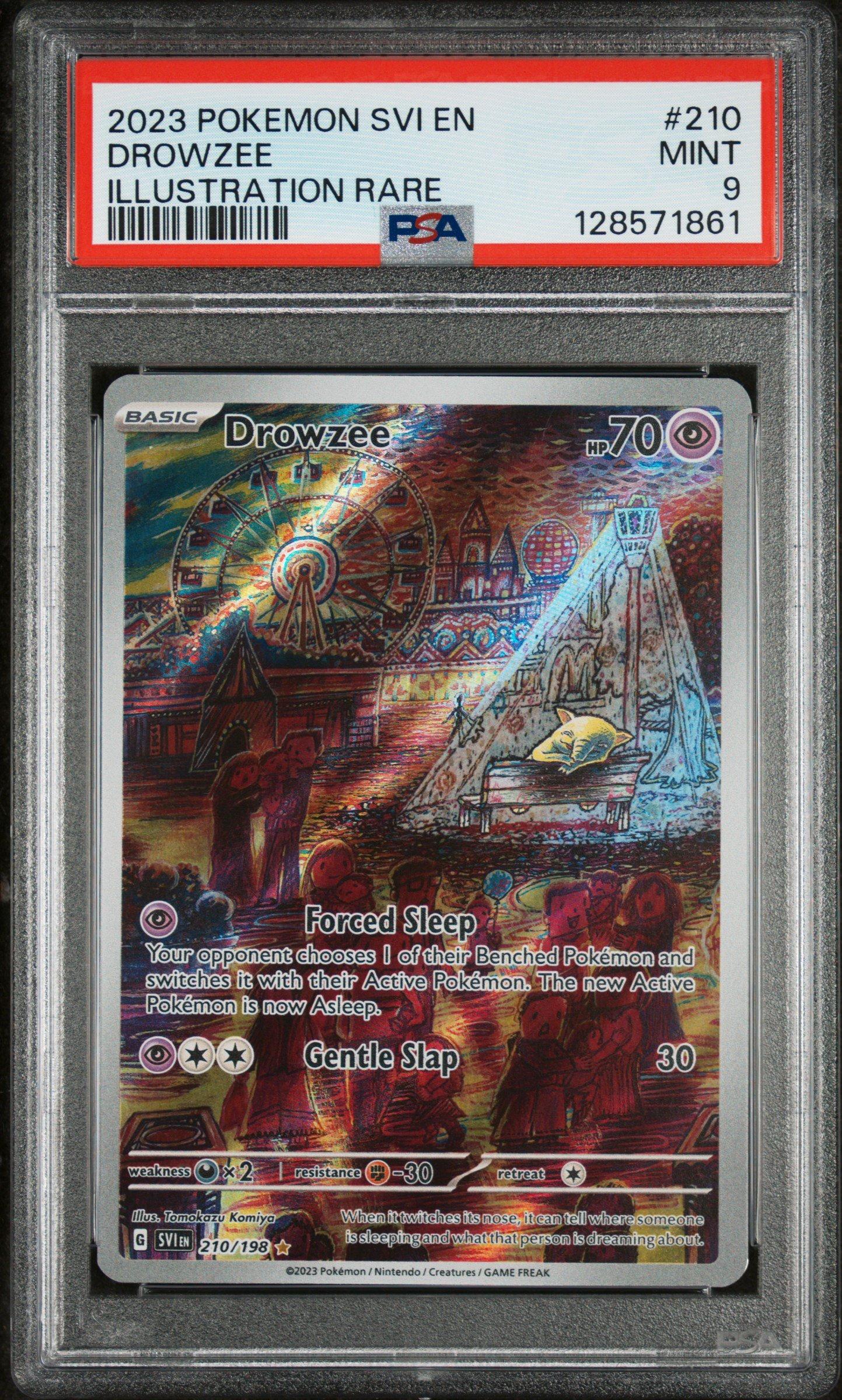2023 Pokemon Svi En-scarlet & Violet 210 Drowzee Illustration Rare