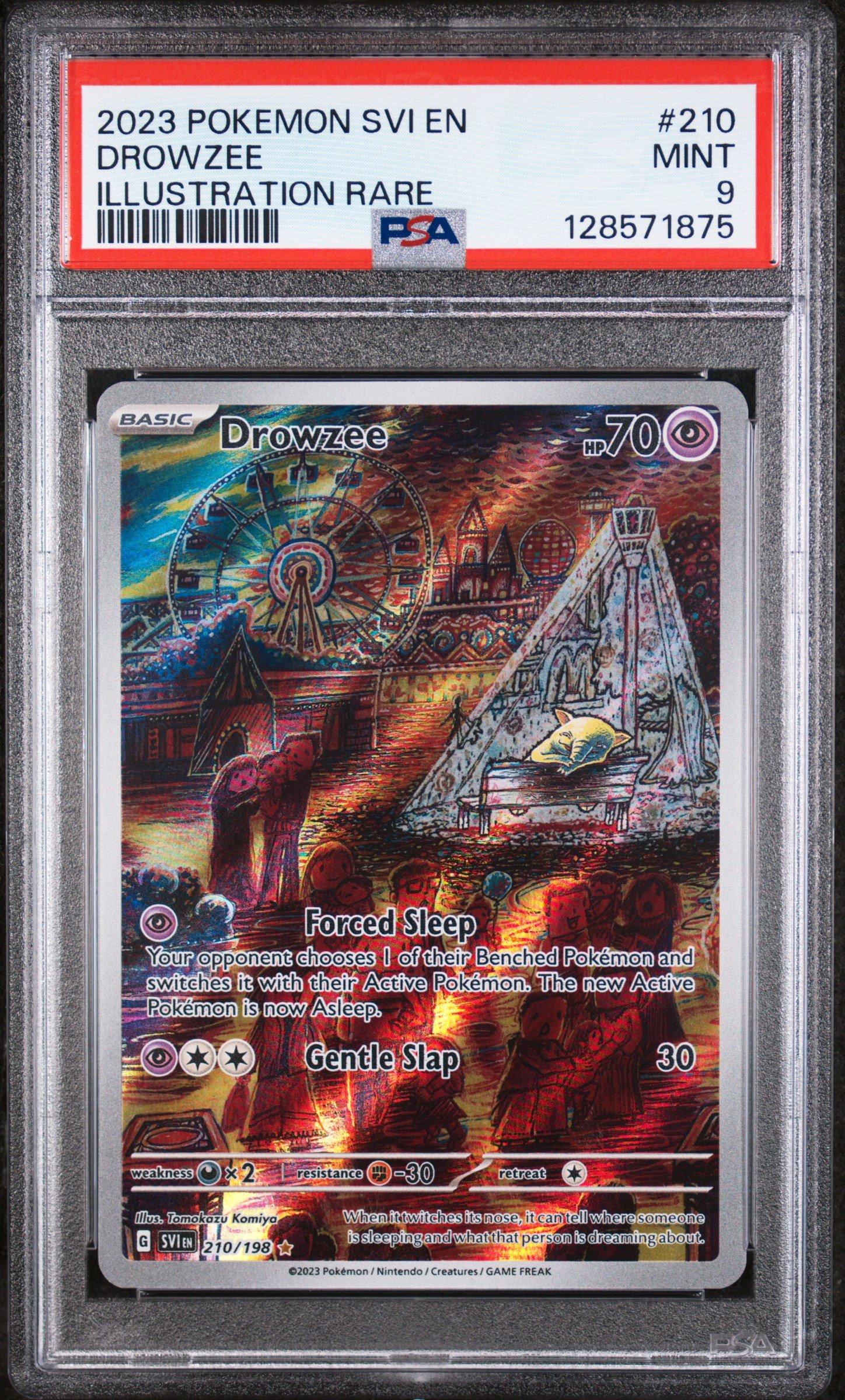 2023 Pokemon Svi En-scarlet & Violet 210 Drowzee Illustration Rare