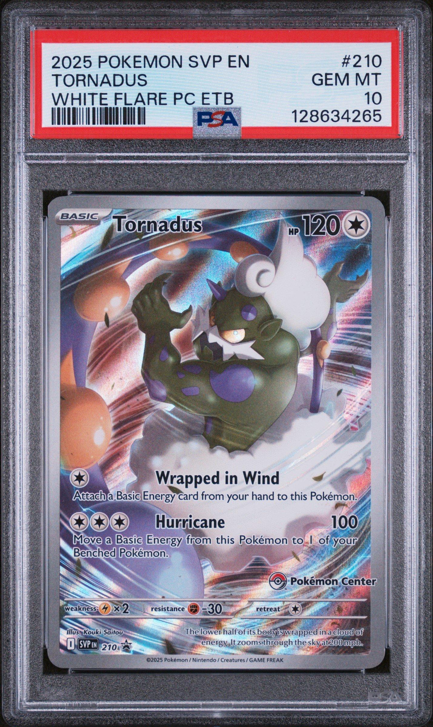 2025 Pokemon Svp En-sv Black Star Promo 210 Tornadus White Flare