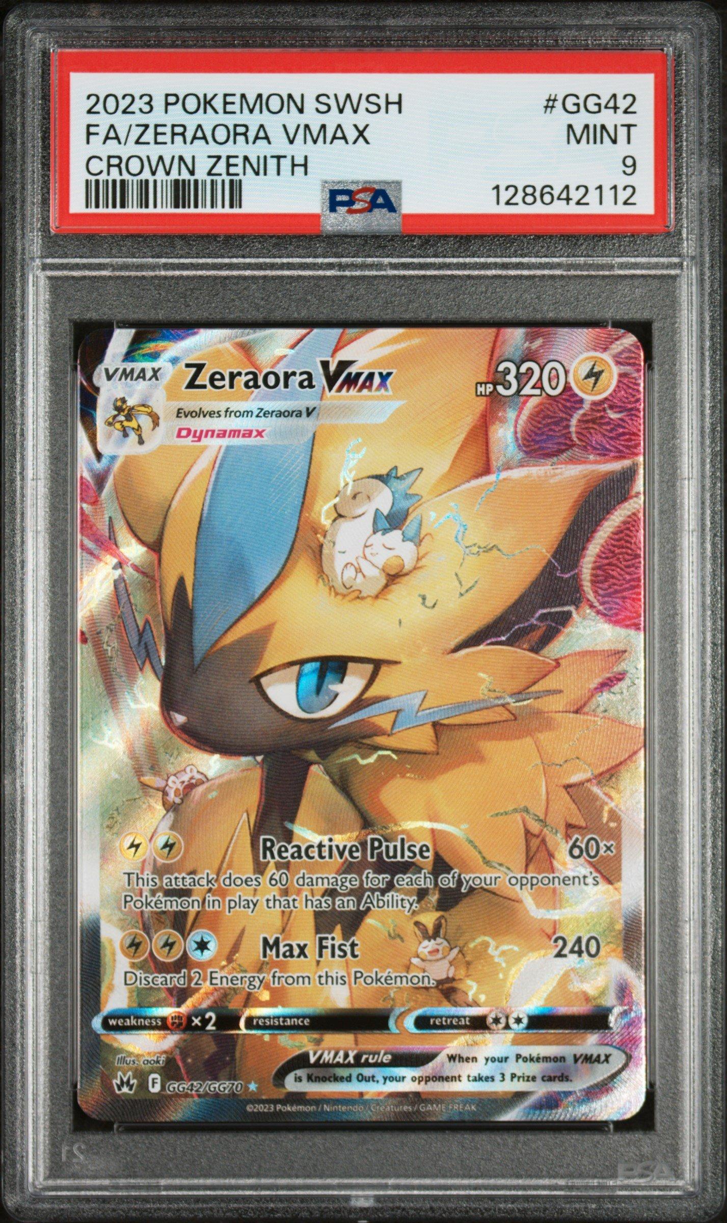 2023 Pokemon Sword And Shield Crown Zenith Gg42 Full Art/zeraora