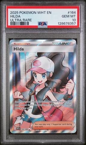 2025 Pokemon Wht En-white Flare 164 Hilda Ultra Rare PSA 10 | GameStop