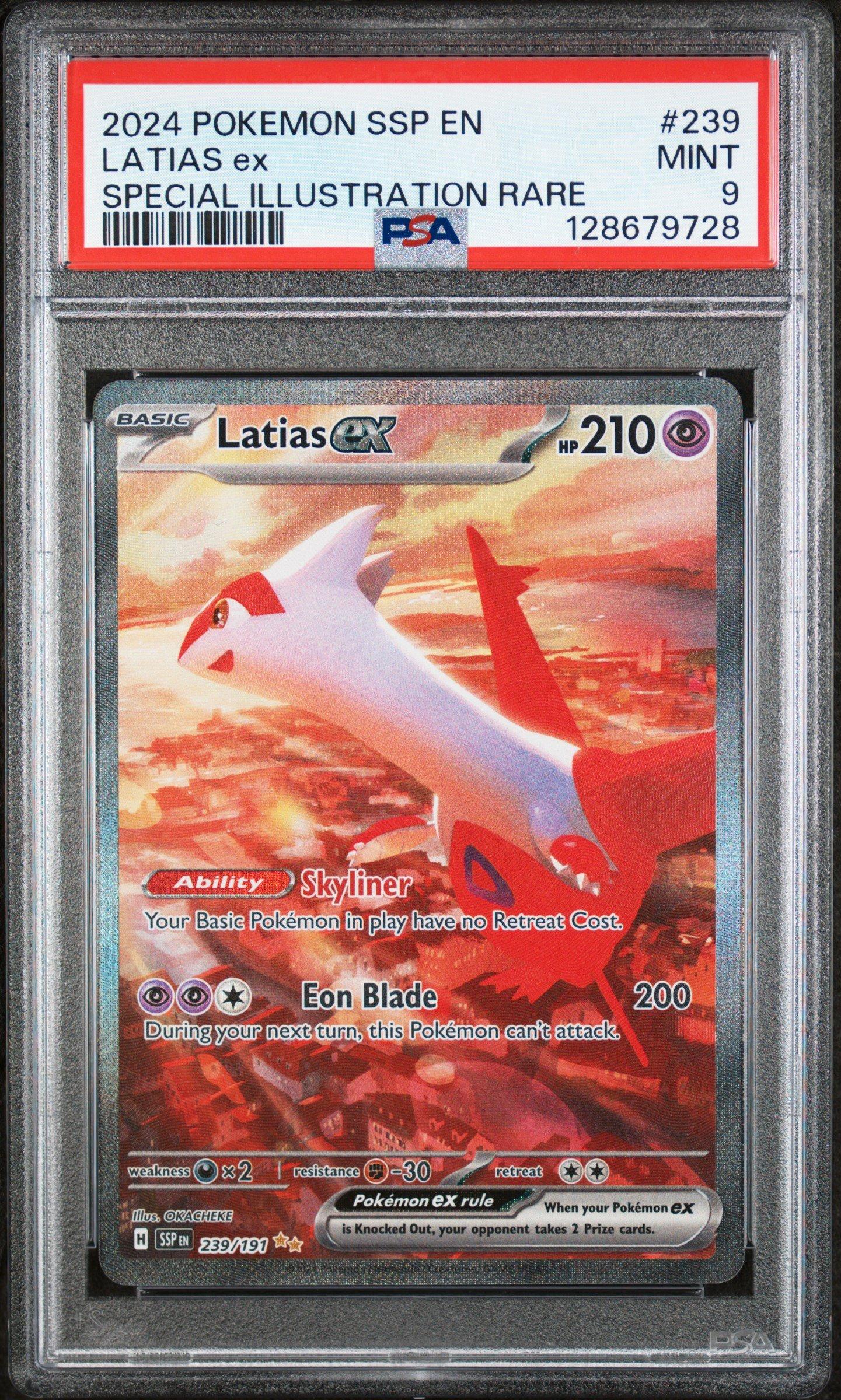 2024 Pokemon Ssp En-surging Sparks 239 Latias Ex Special