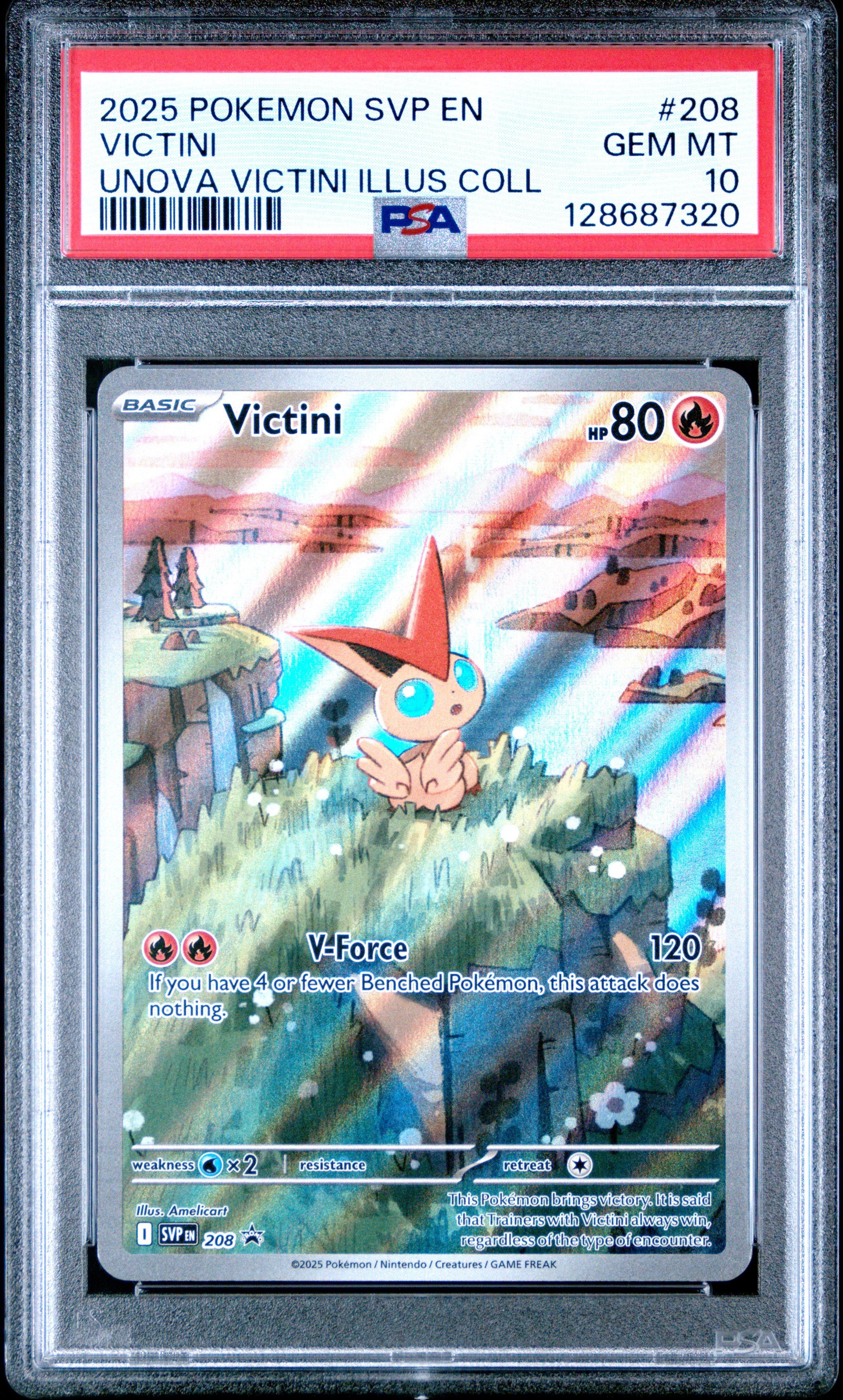 2025 Pokemon Svp En-sv Black Star Promo 208 Victini Unova Victini