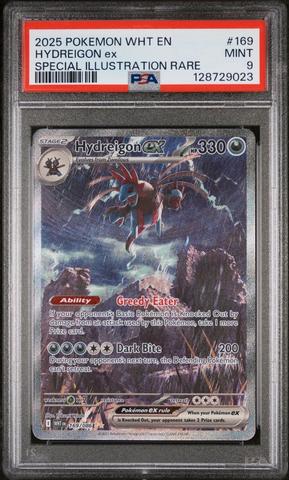 2025 Pokemon Wht En-white Flare 169 Hydreigon Ex Special