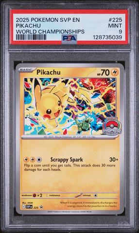PSA 2025 POKEMON M-P JP ピカチュウ #020 ポケモンカードゲーム 2025
