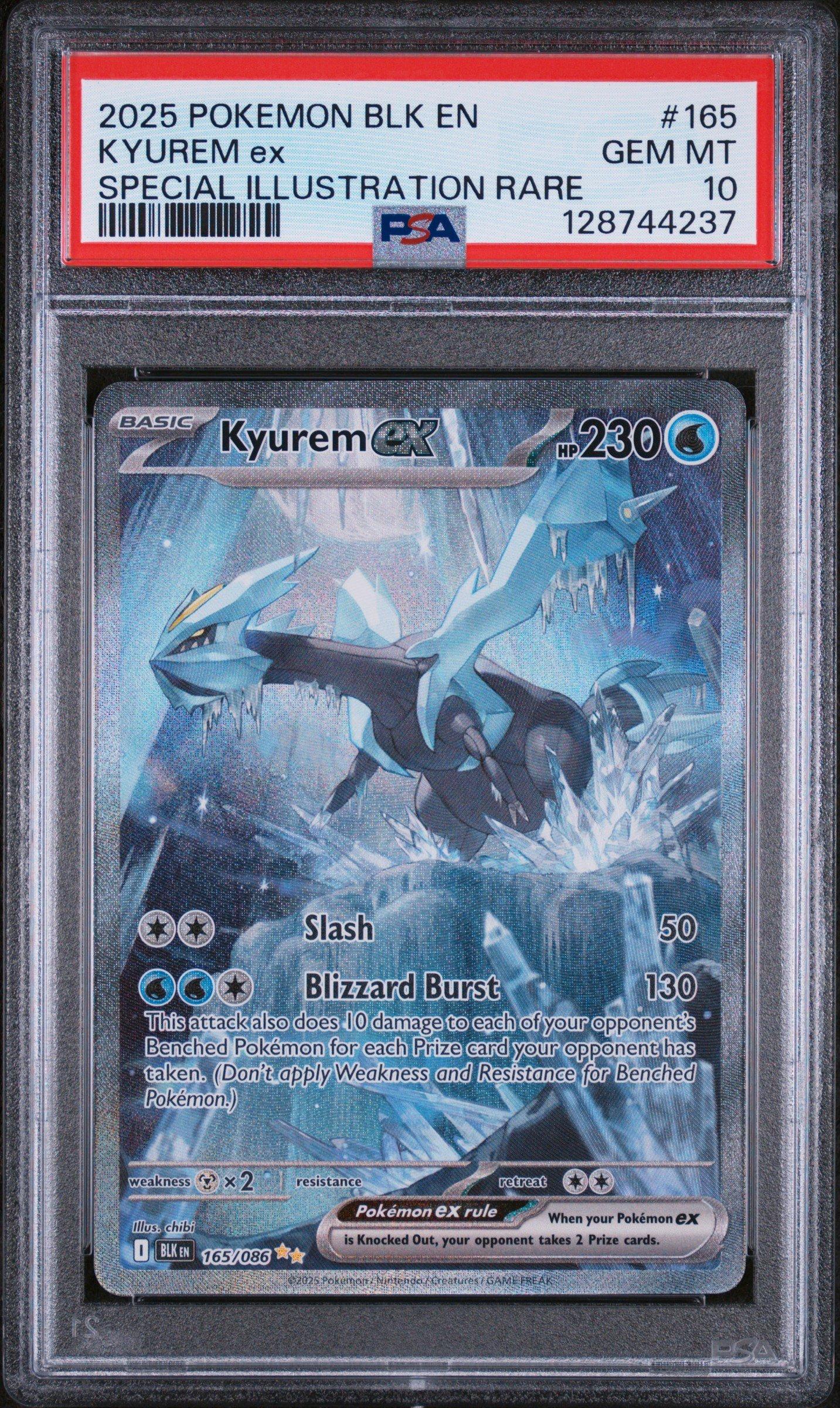 2025 Pokemon Blk En-black Bolt 165 Kyurem Ex Special Illustration