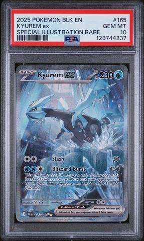 2025 Pokemon Blk En-black Bolt 165 Kyurem Ex Special Illustration