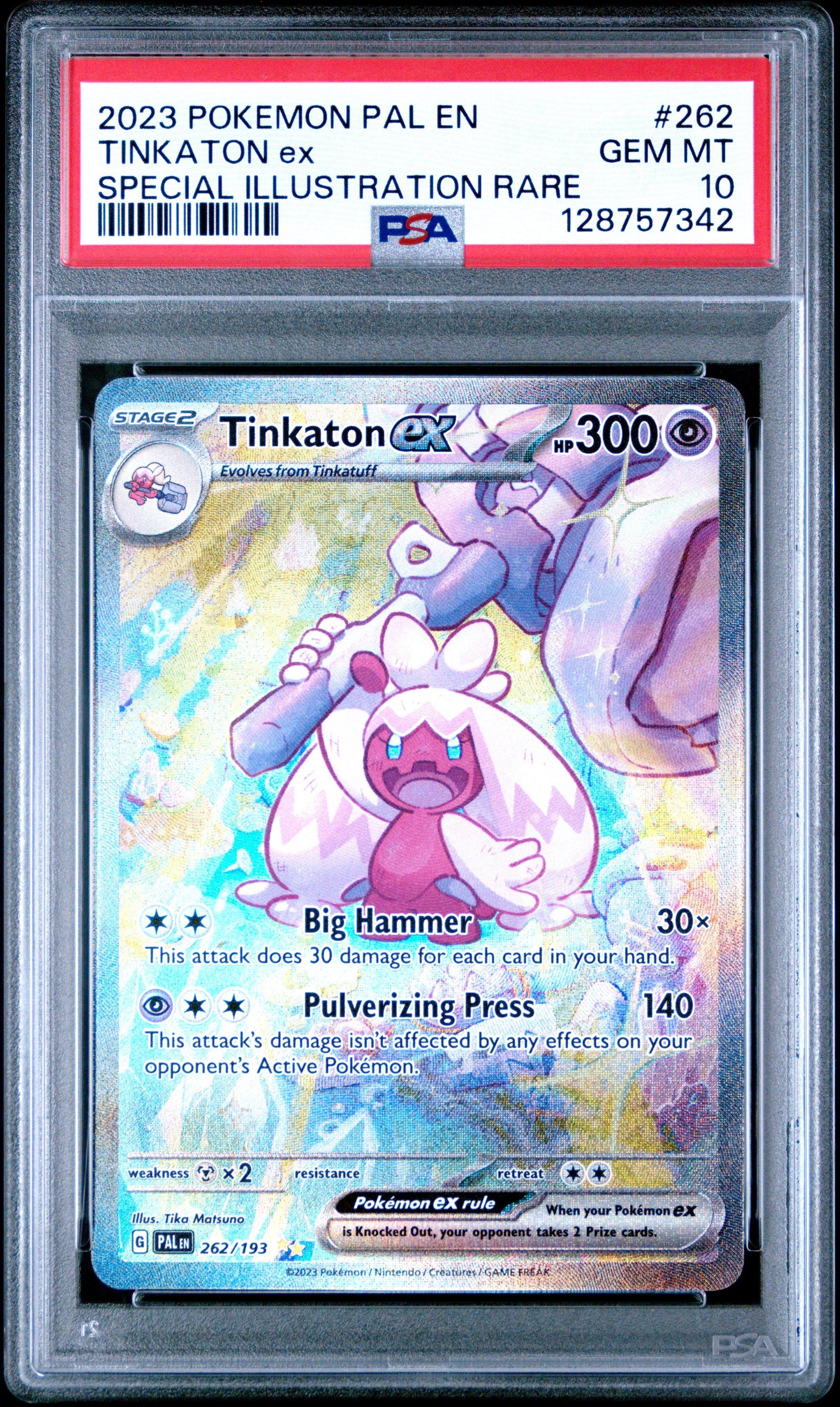 2023 Pokemon Pal En-paldea Evolved 262 Tinkaton Ex Special