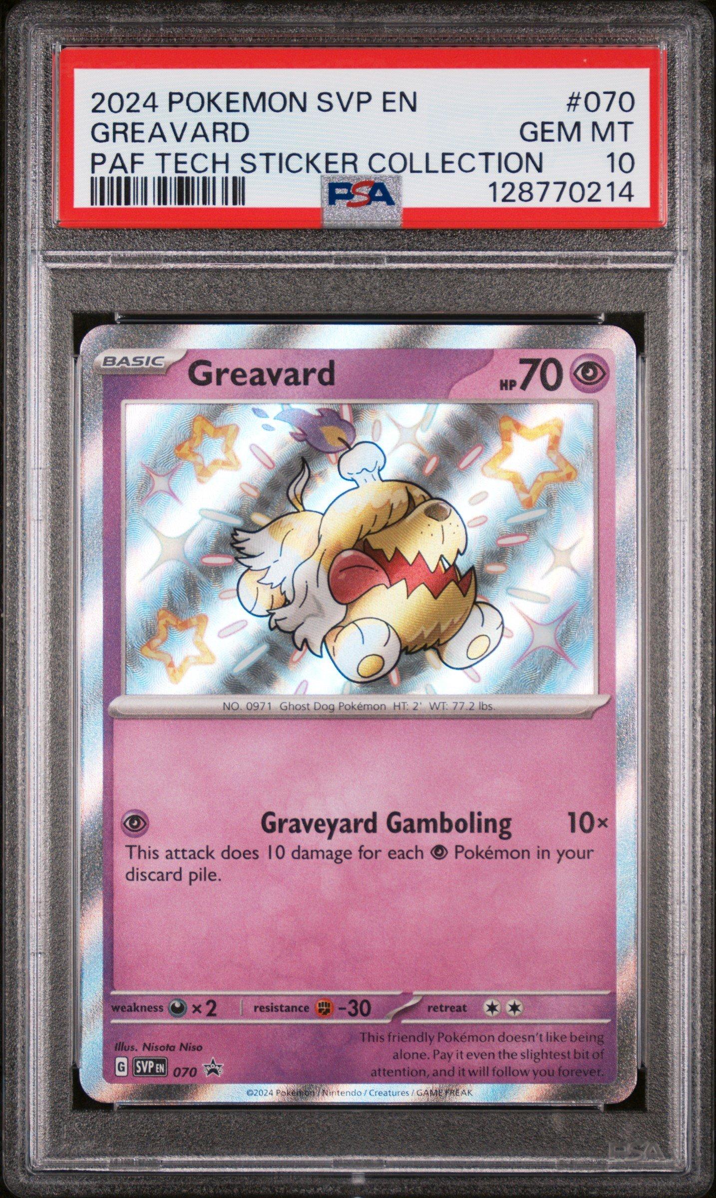 greavard shiny pokemon card POKÉMON GAME sv1V 087/078 AR Psychic Rarity Greavard – 070 – Shiny