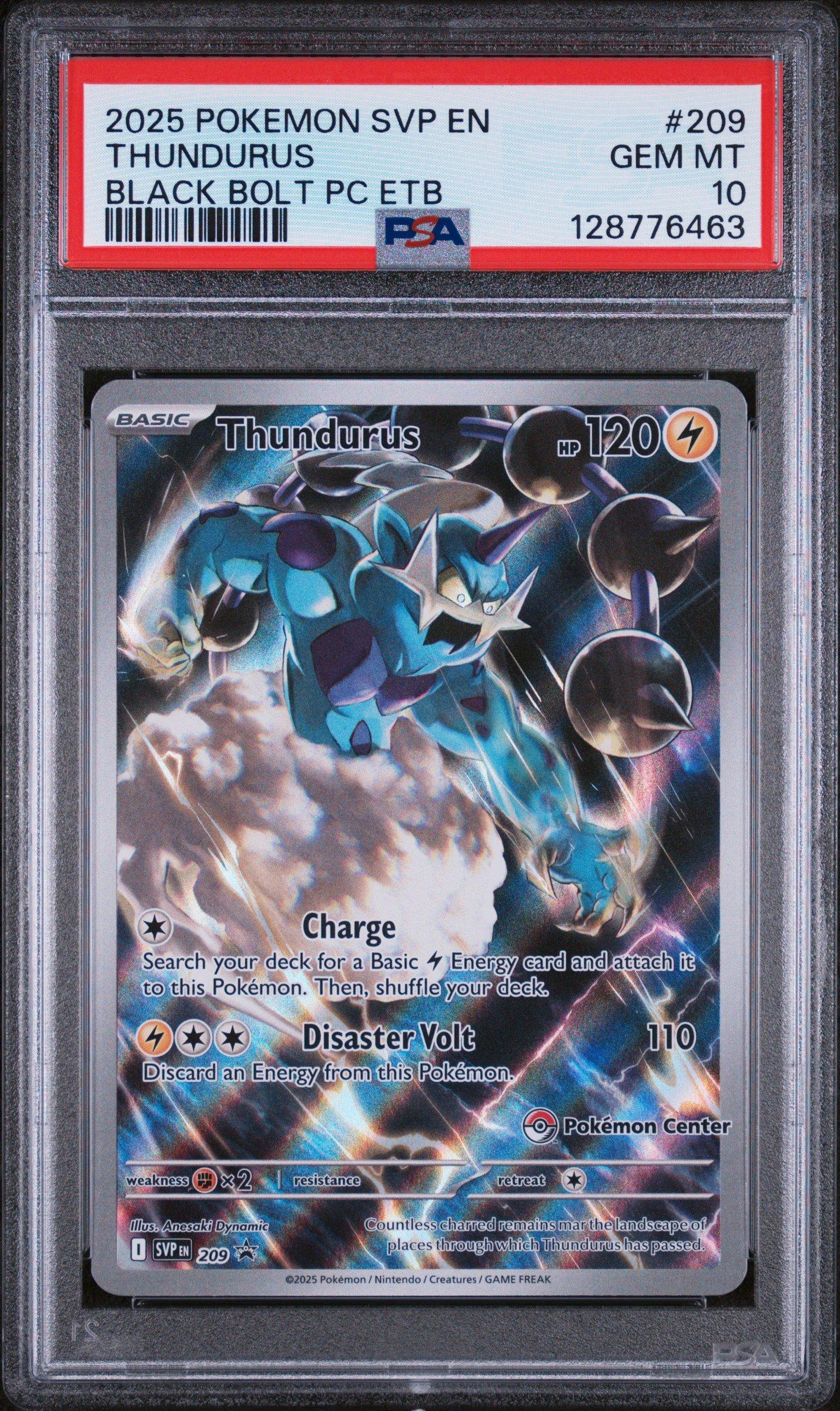 2025 Pokemon Svp En-sv Black Star Promo 209 Thundurus Black Bolt