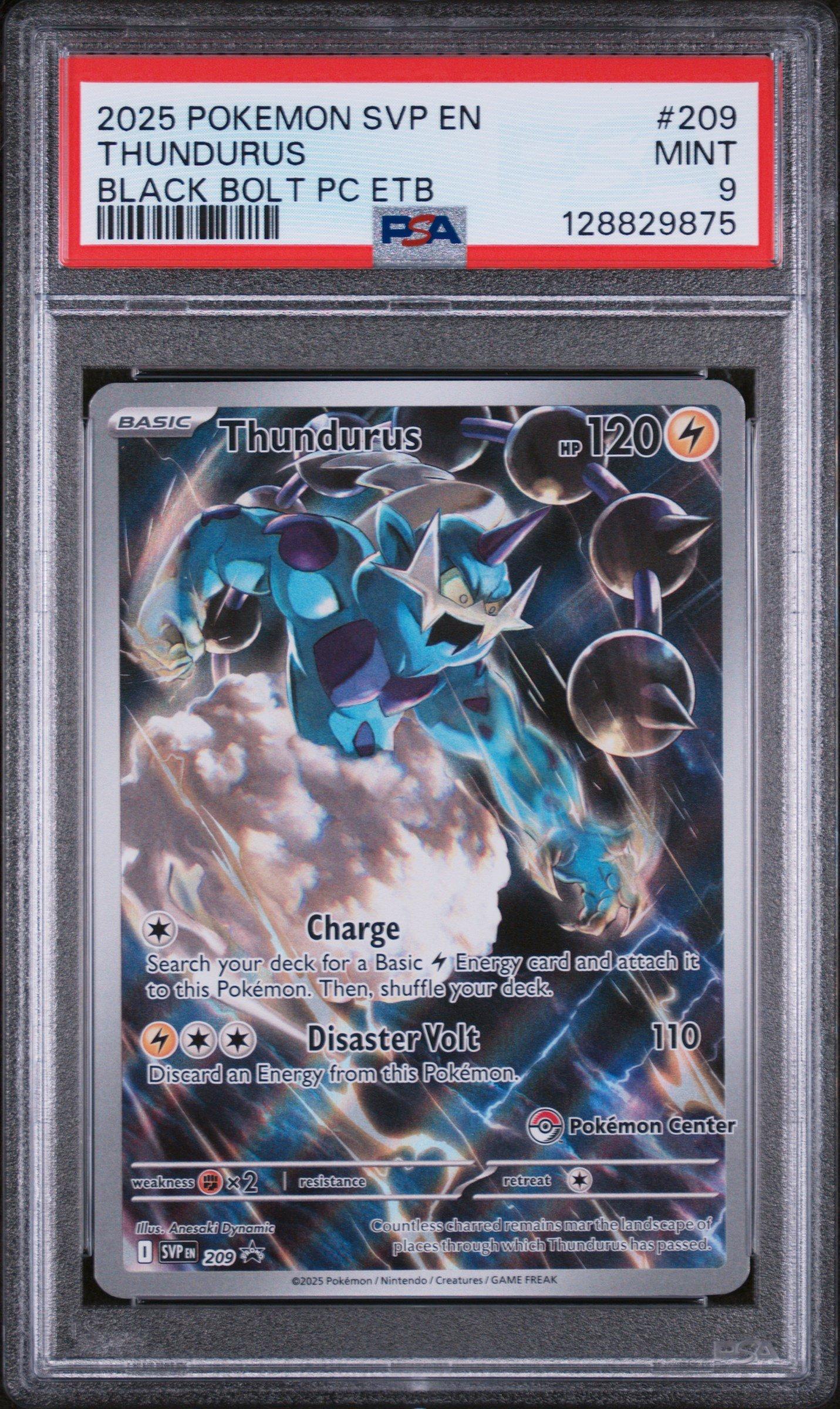 2025 Pokemon Svp En-sv Black Star Promo 209 Thundurus Black Bolt