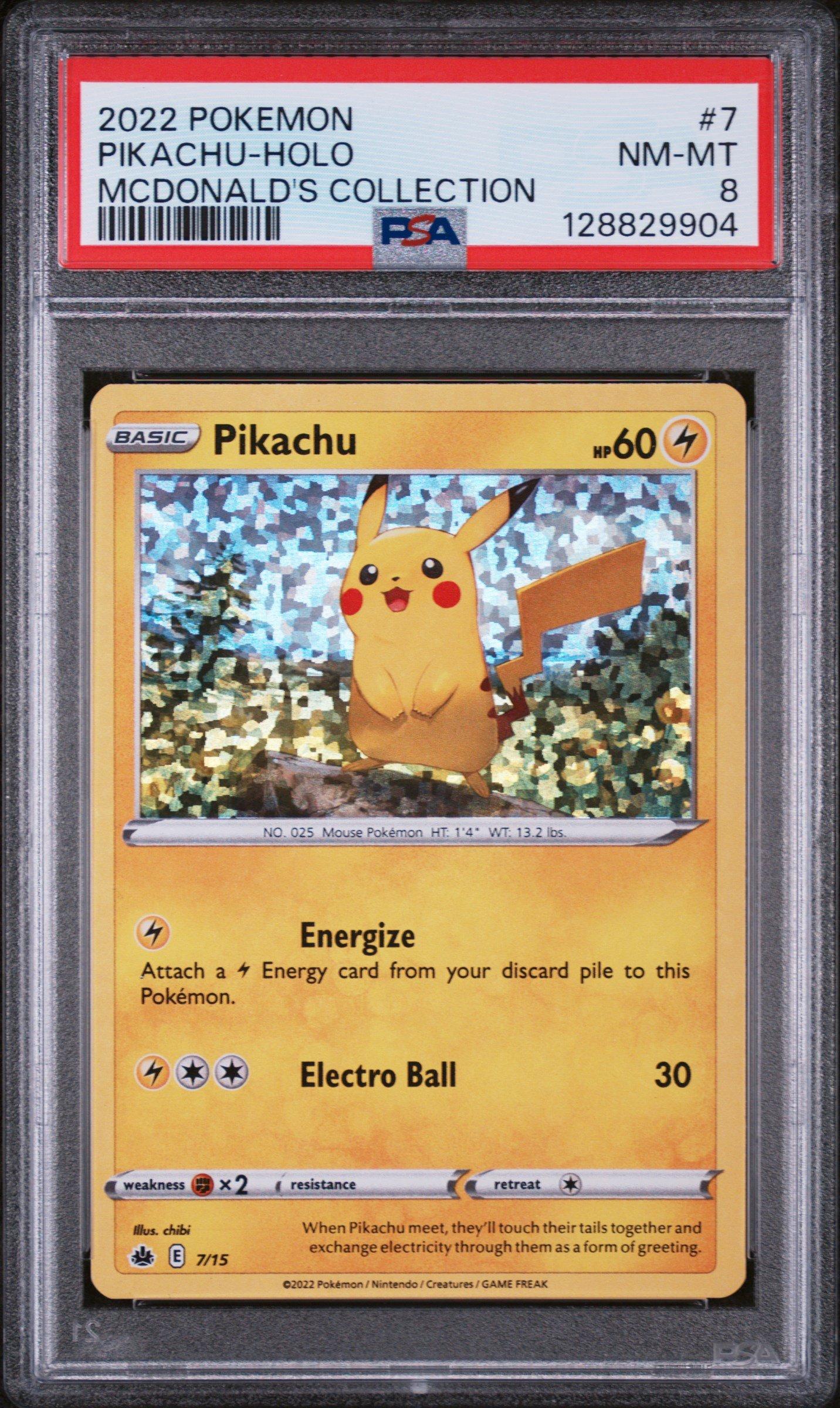 mcdonald's pokemon cards 2022 pikachu NM】Pokemon Mcdonalds Promo Pikachu Holo 2002 010/018 – japanmaster main image 0