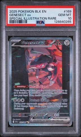 2025 Pokemon Blk En-black Bolt 169 Genesect Ex Special