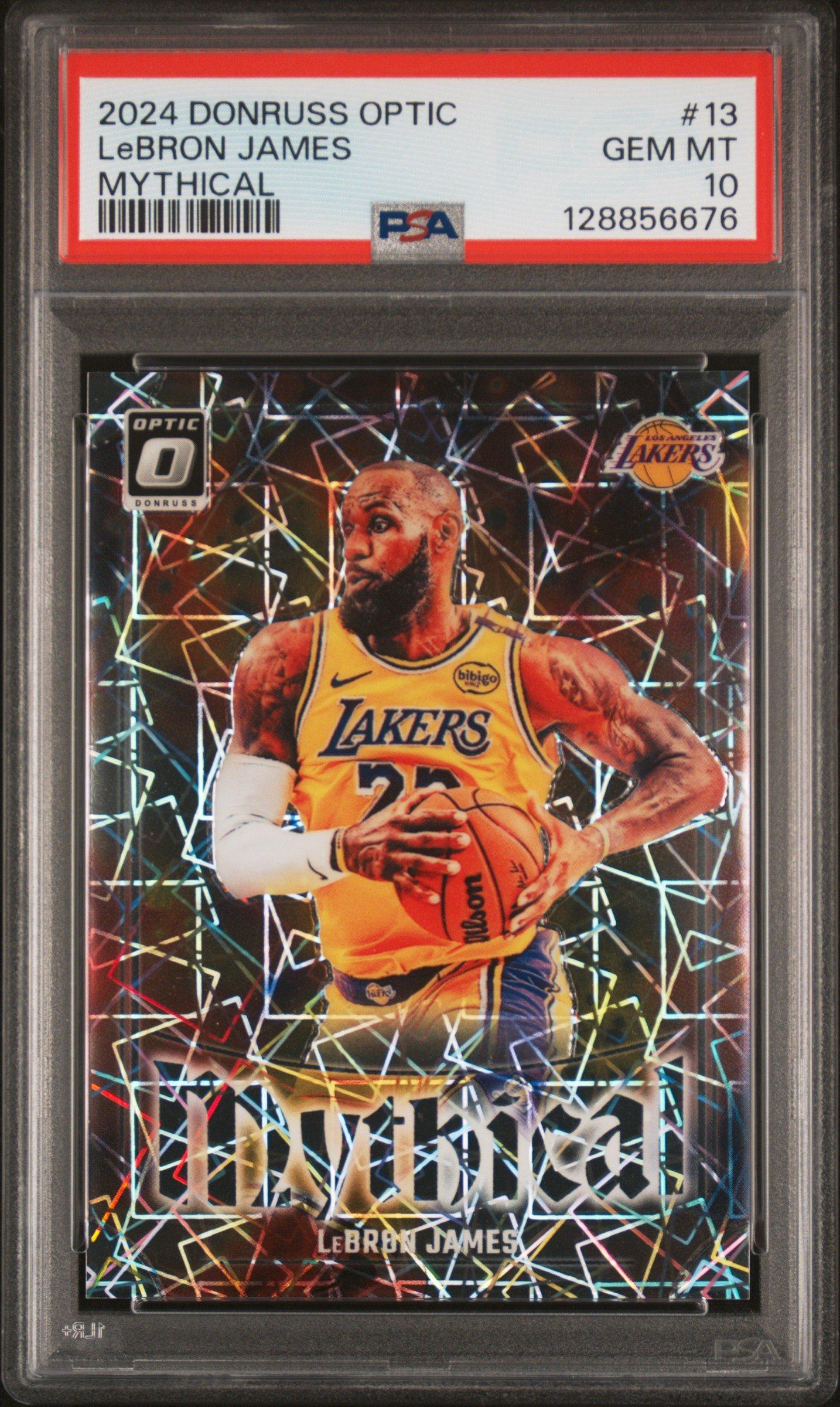 2024 Panini Donruss Optic Mythical 13 Lebron James PSA 10 Graded