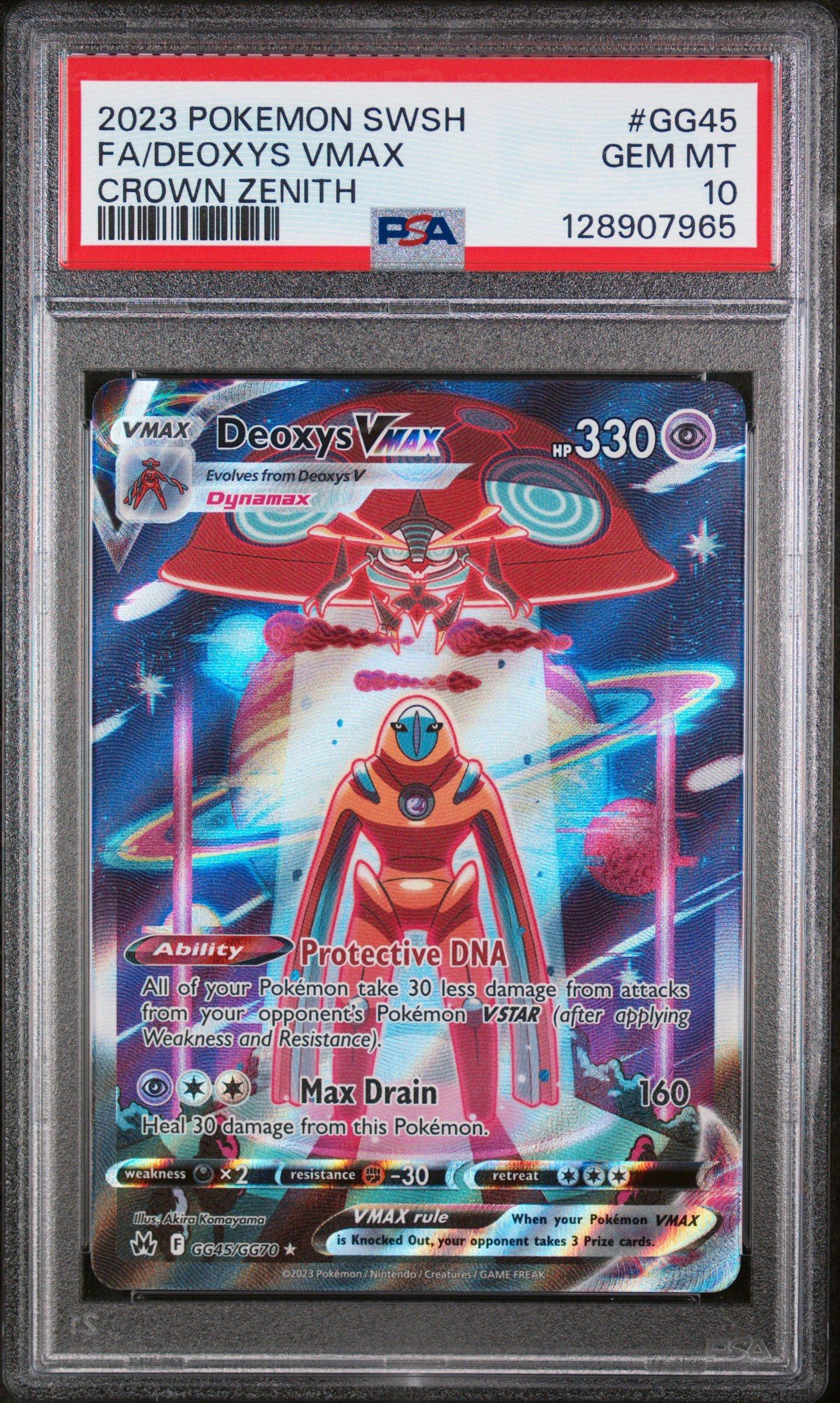 2023 Pokemon Sword And Shield Crown Zenith Gg45 Full Art/deoxys