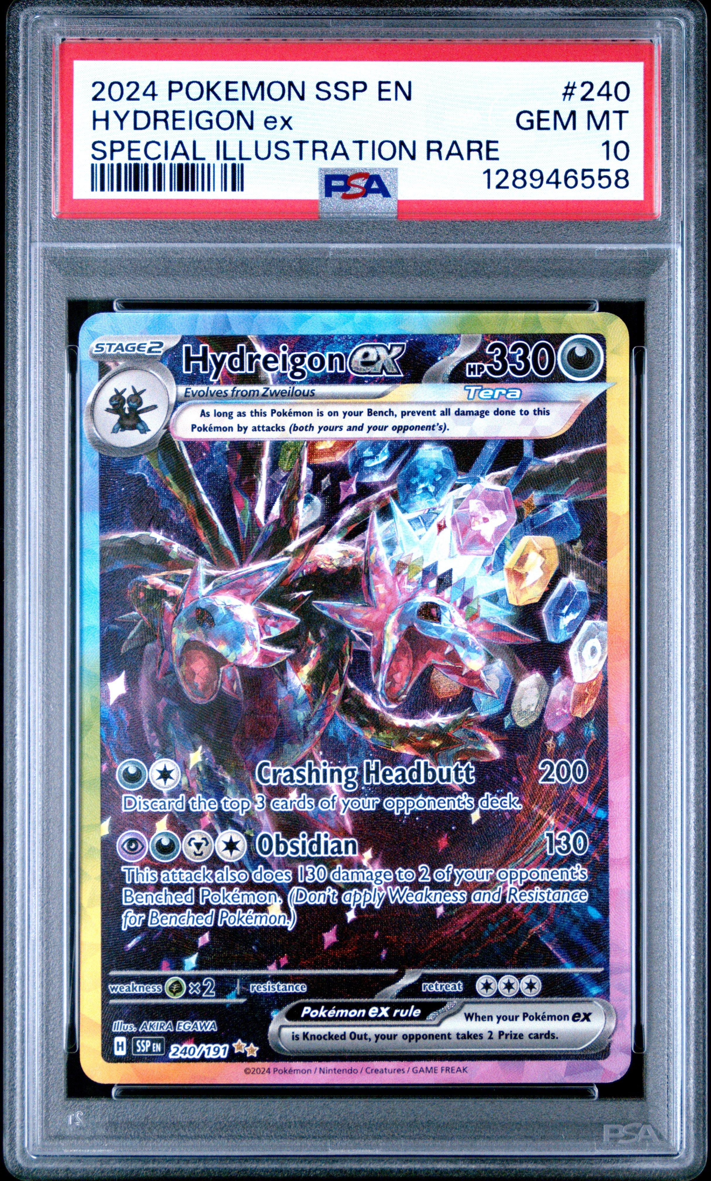 2024 Pokemon Ssp En-surging Sparks 240 Hydreigon Ex Special
