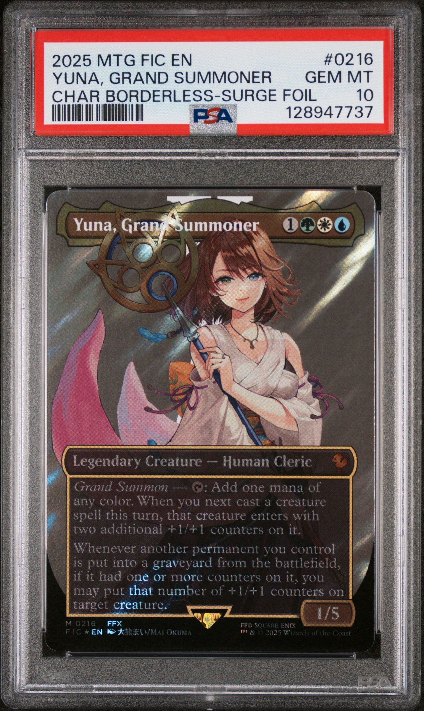2025 Magic The Gathering Final Fantasy Commander 0216 Yuna, Grand