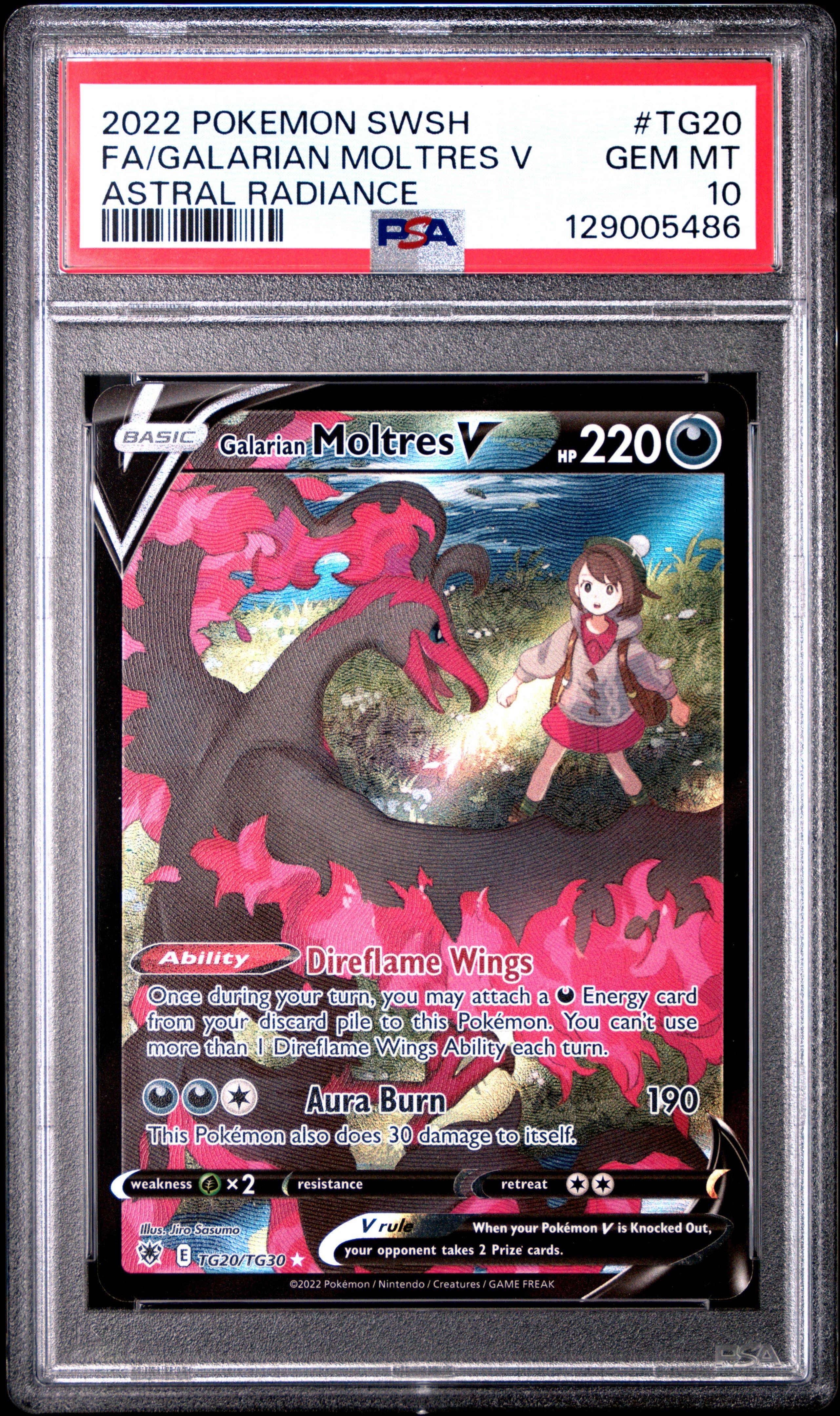 2022 Pokemon Sword & Shield Astral Radiance Tg20 Full Art/galarian