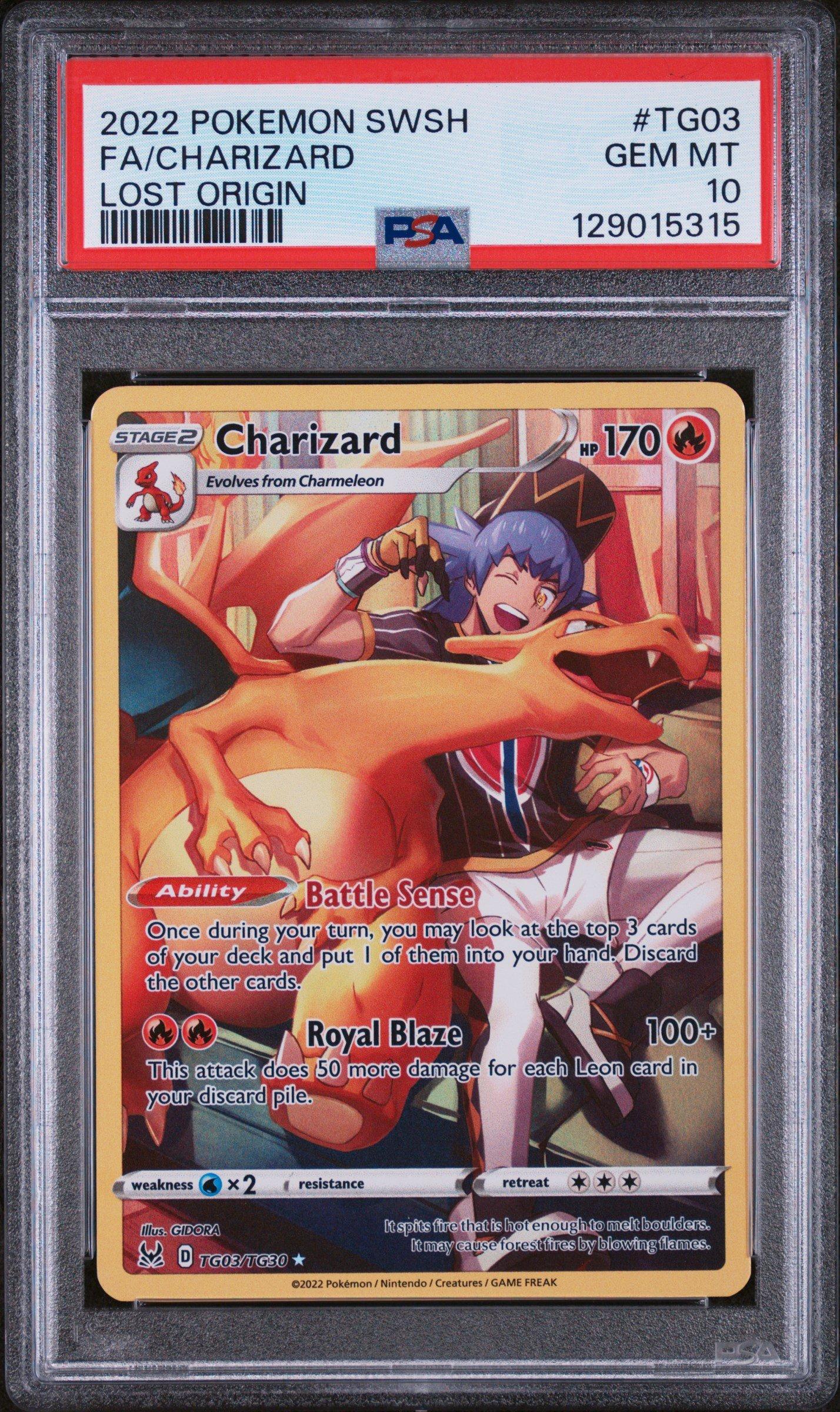 pokemon trading card game lost origin ultra rare charizard tg03 - - - Trainer Gallery - Once during your turn The 10 rarest Pokémon from