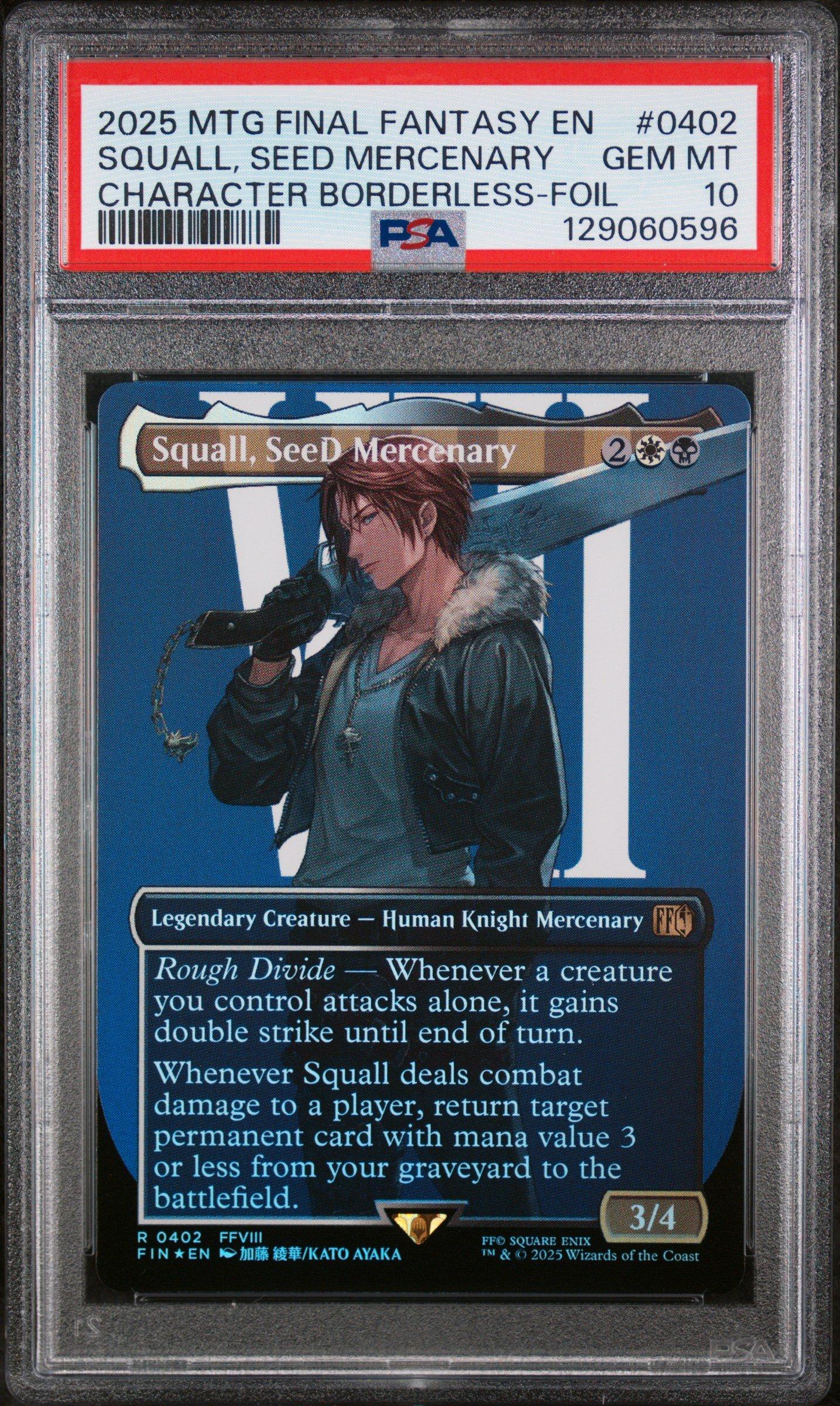 2025 Magic The Gathering Final Fantasy 0402 Squall, Seed Mercenary