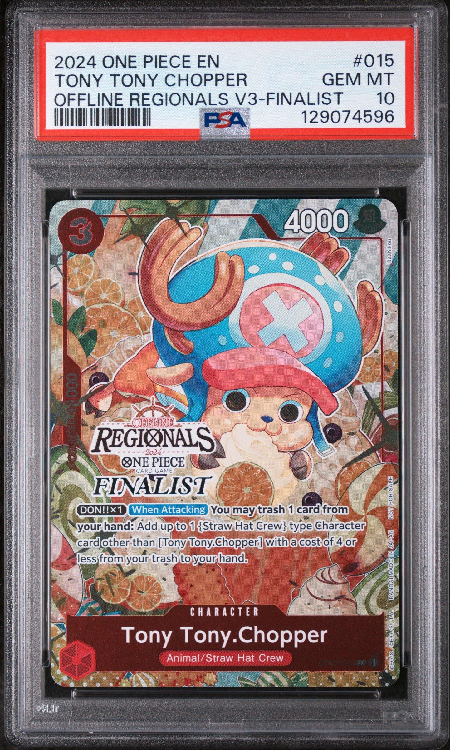 2024 One Piece Offline Regionals Pack 2024 Vol.3 015 Tony Tony