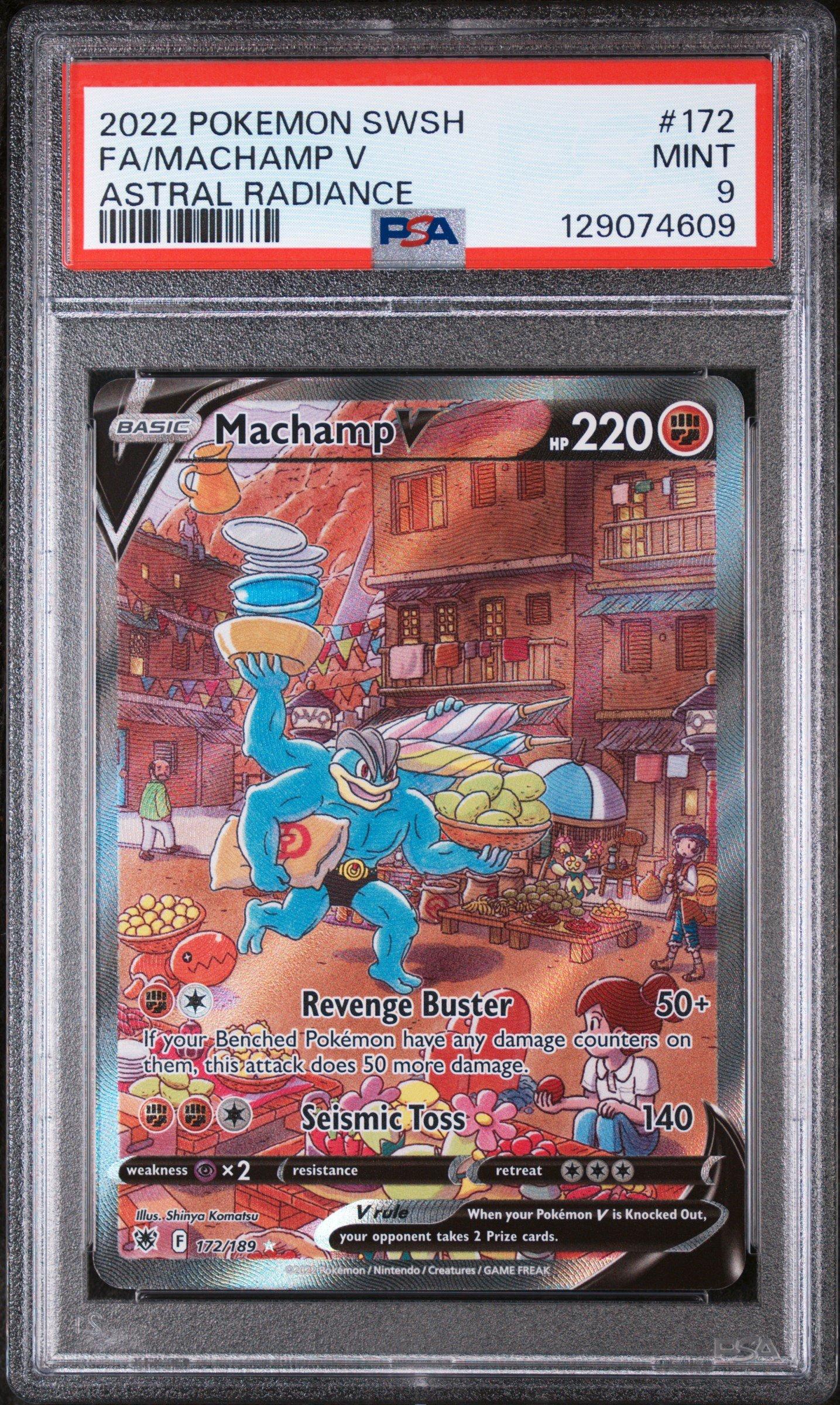 2022 Pokemon Sword & Shield Astral Radiance 172 Full Art/machamp V