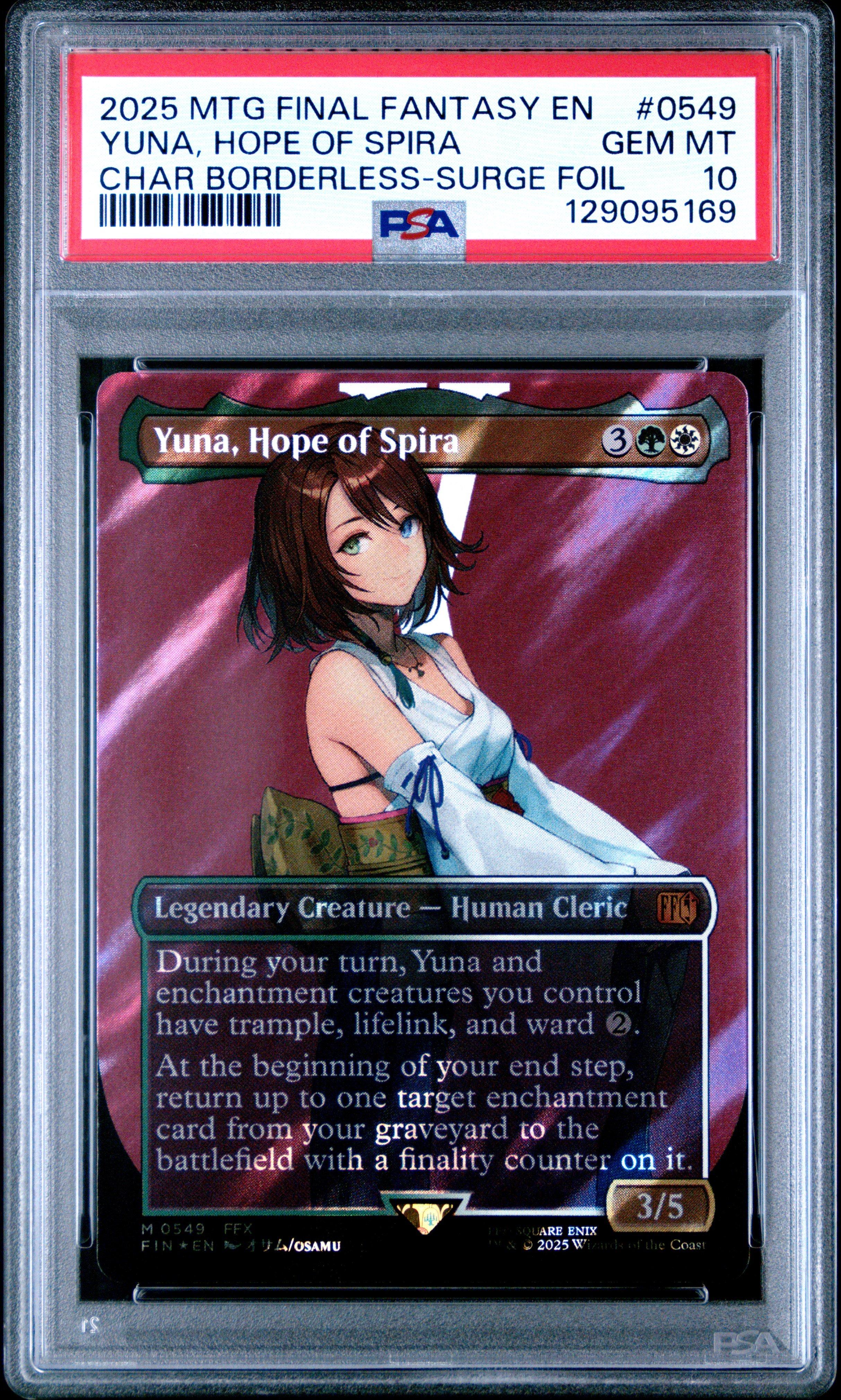 2025 Magic The Gathering Final Fantasy 0549 Yuna, Hope Of Spira