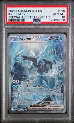 2025 Pokemon Blk En-black Bolt 165 Kyurem Ex Special Illustration