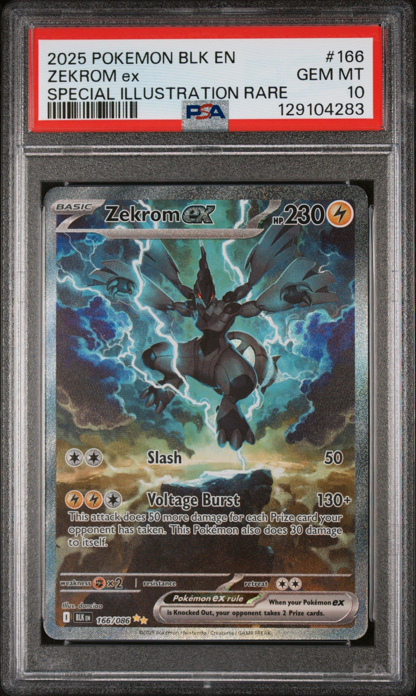 ゼクロム ex PSA10 SPECIAL ART RARE PSA 10 Zekrom ex SAR 169/086 sv11B Black Bolt Pokemon Card
