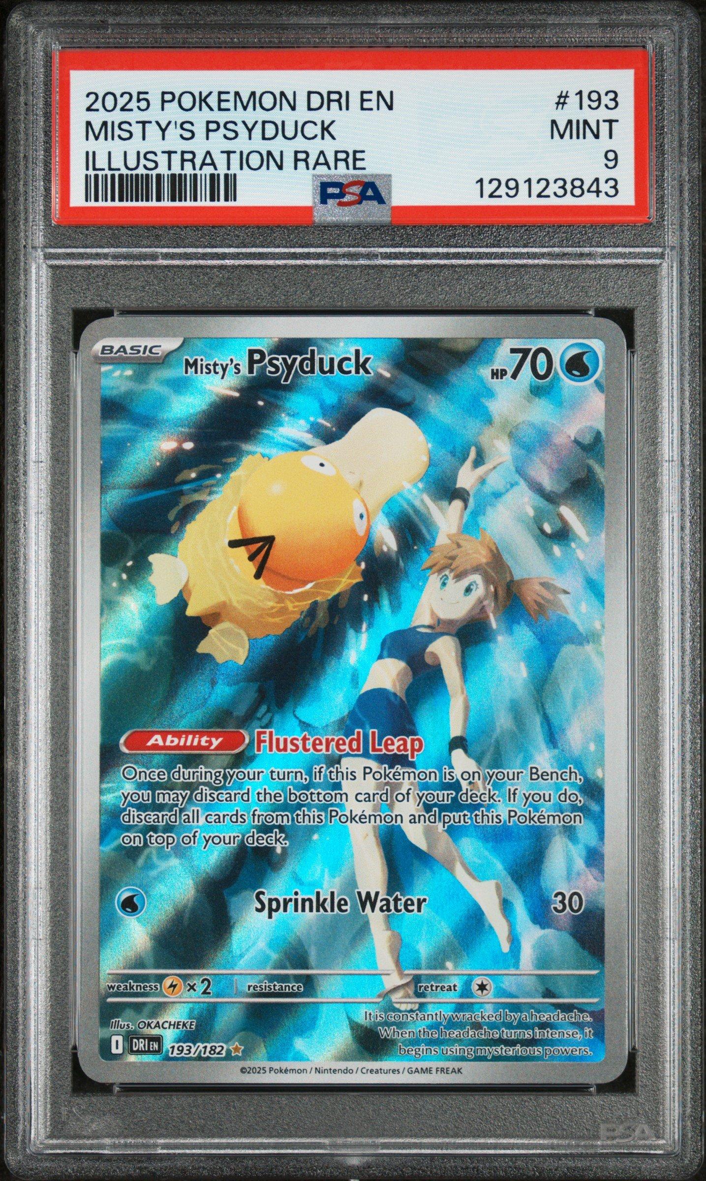 2025 Pokemon Dri En-destined Rivals 193 Misty's Psyduck