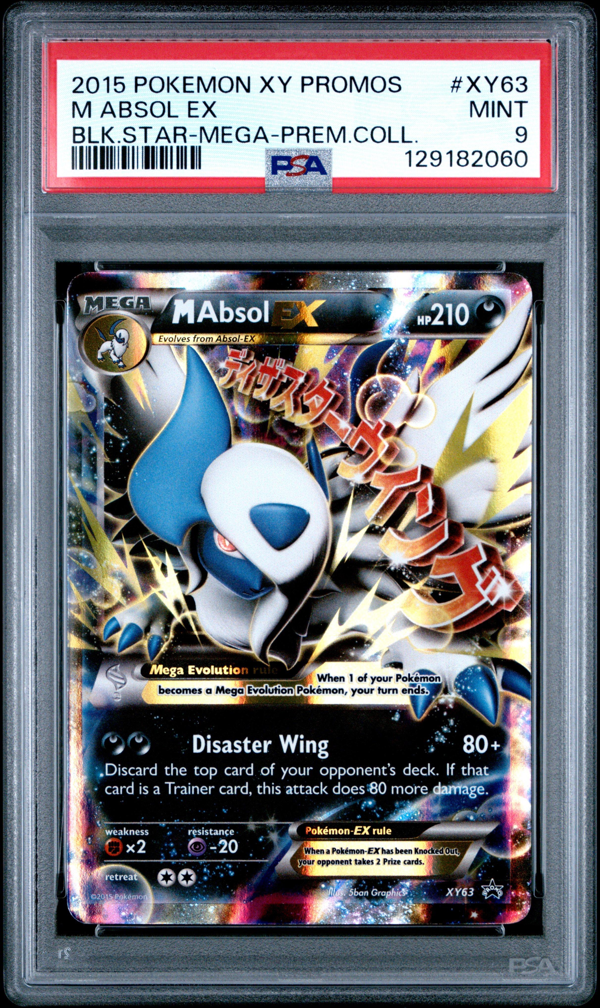 2015 Pokemon Xy Black Star Promos Xy63 M Absol Ex Mega Absol