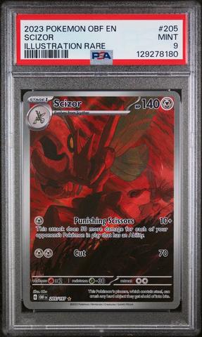 2023 Pokemon Obf En-obsidian Flames 205 Scizor Illustration Rare