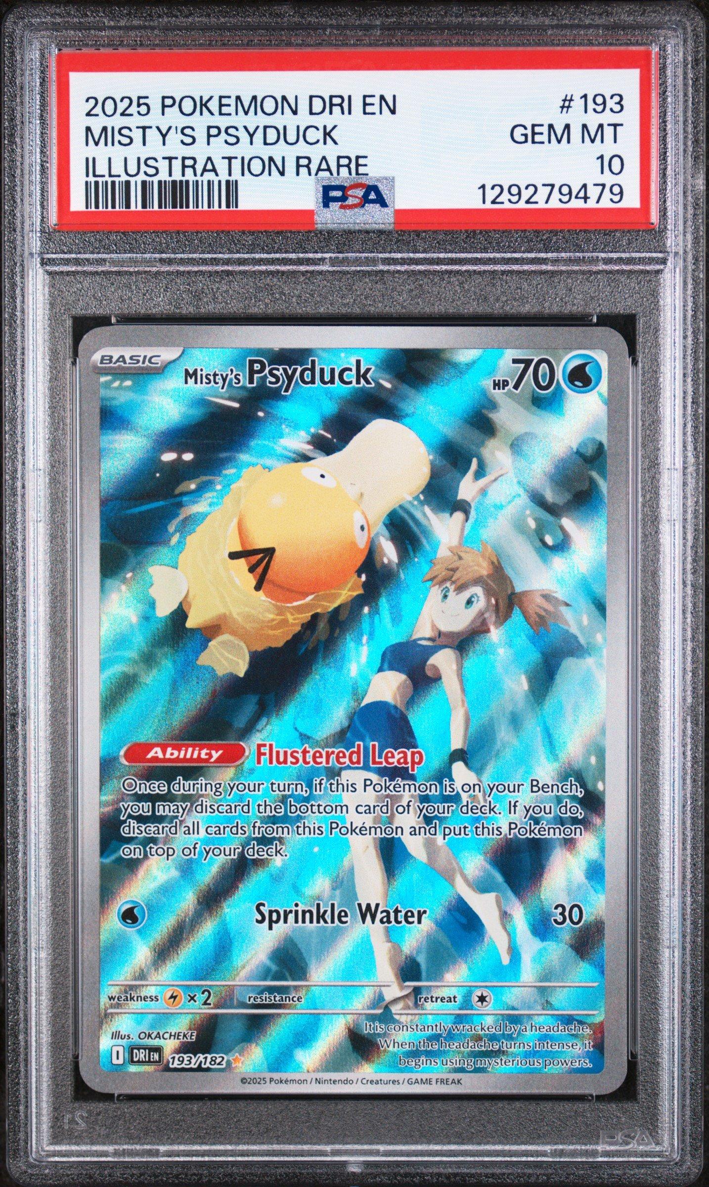 2025 Pokemon Dri En-destined Rivals 193 Misty's Psyduck