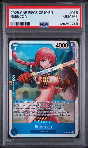 2025 One Piece Op10-royal Blood 082 Kuzan Alternate Art PSA 10