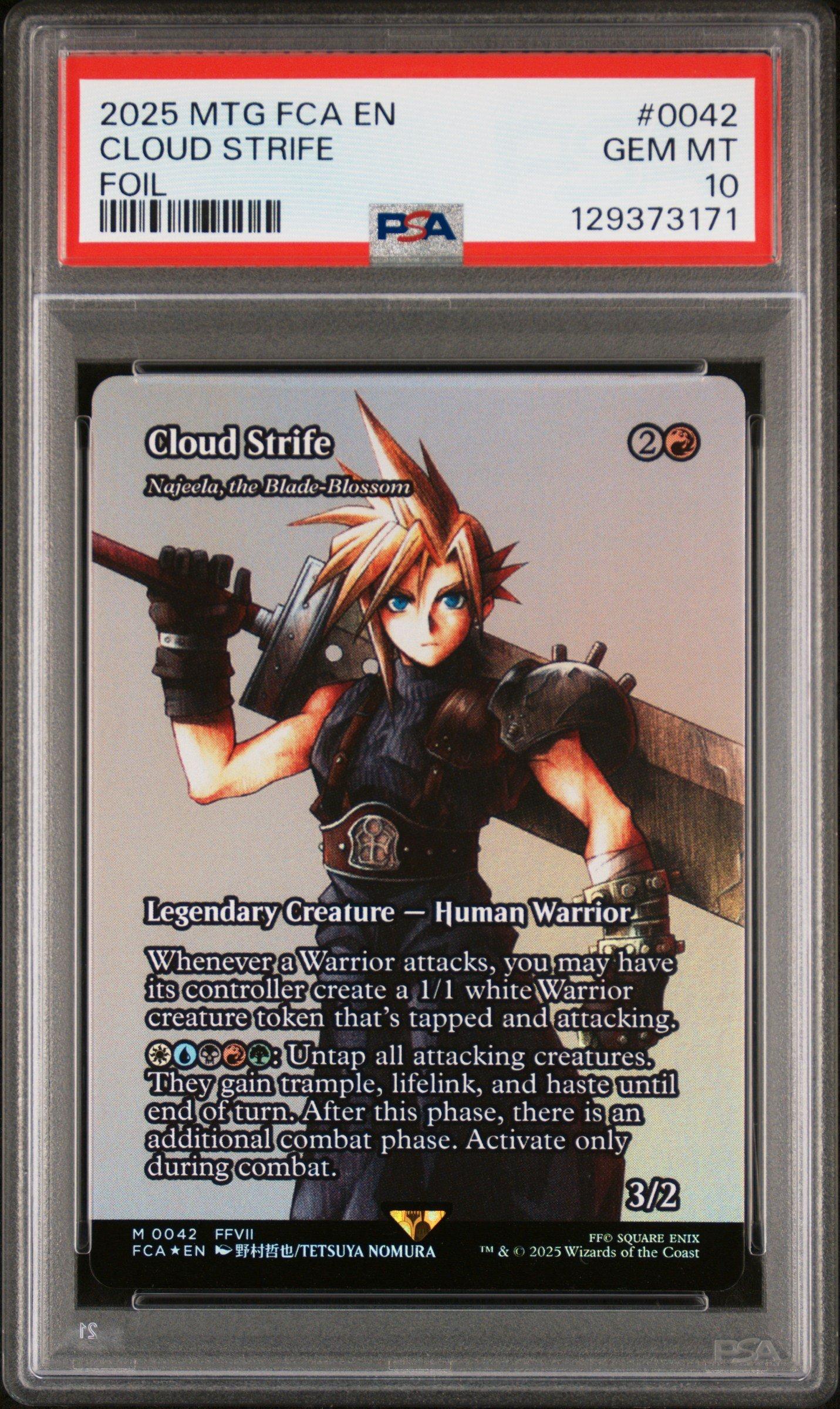 2025 Magic The Gathering Final Fantasy Through The Ages 0042 Cloud