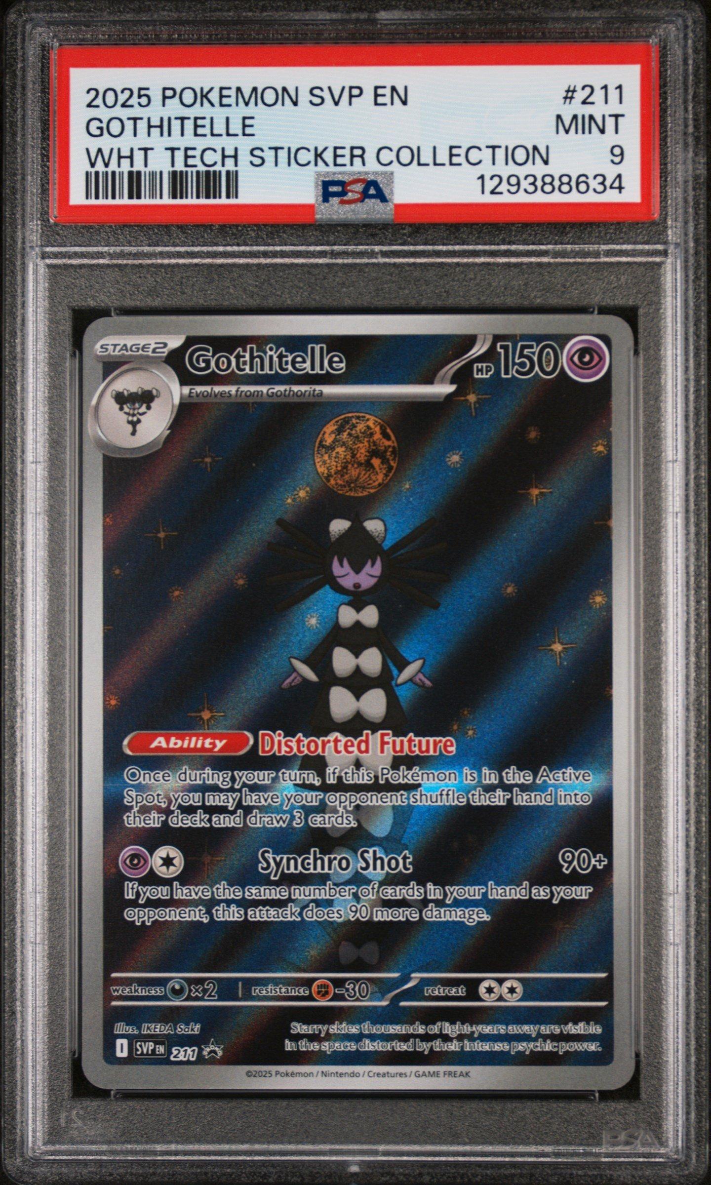 2025 Pokemon Svp En-sv Black Star Promo 211 Gothitelle White Flare