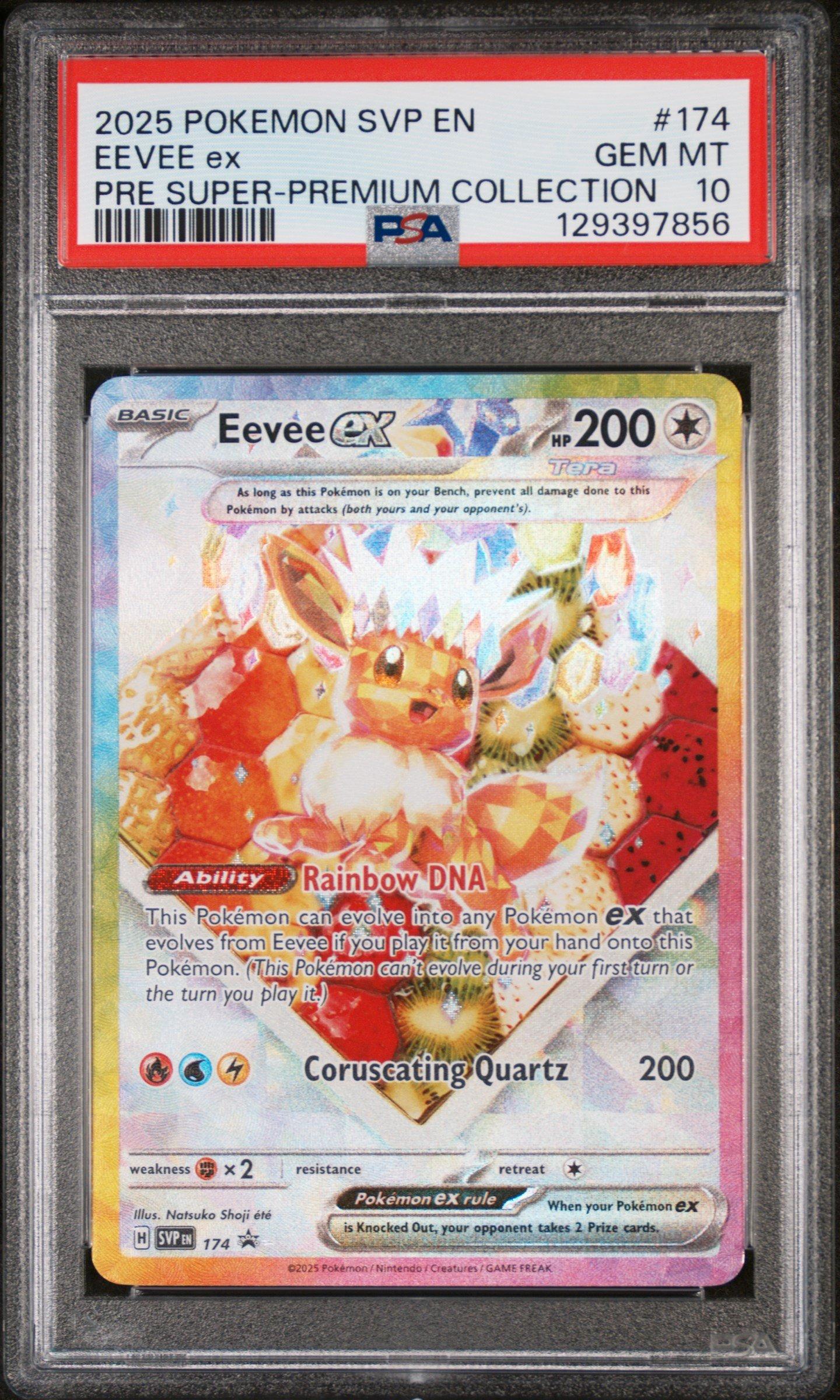 2025 Pokemon Svp En-sv Black Star Promo 174 Eevee Ex Prismatic