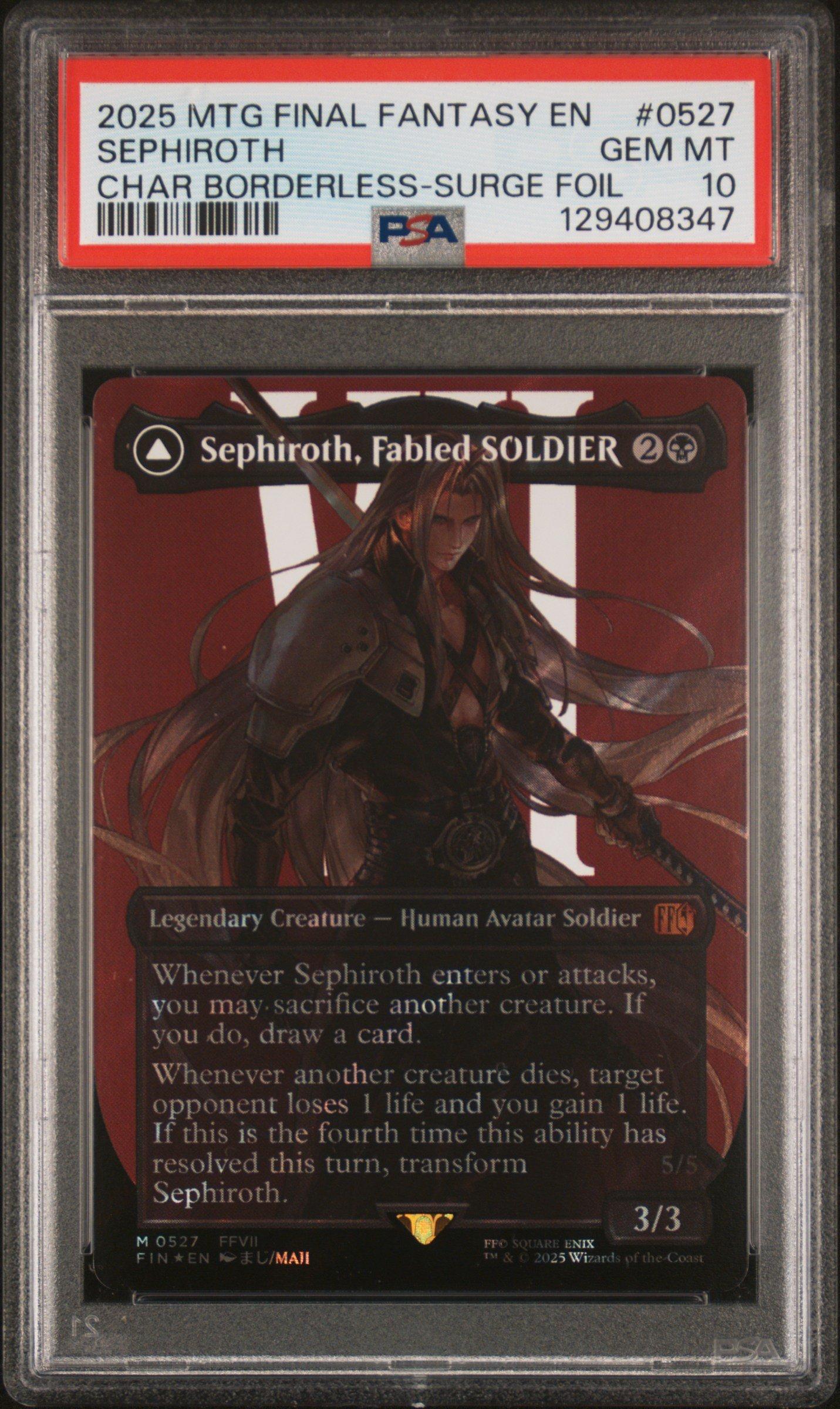 2025 Magic The Gathering Final Fantasy 0527 Sephiroth, Fabled