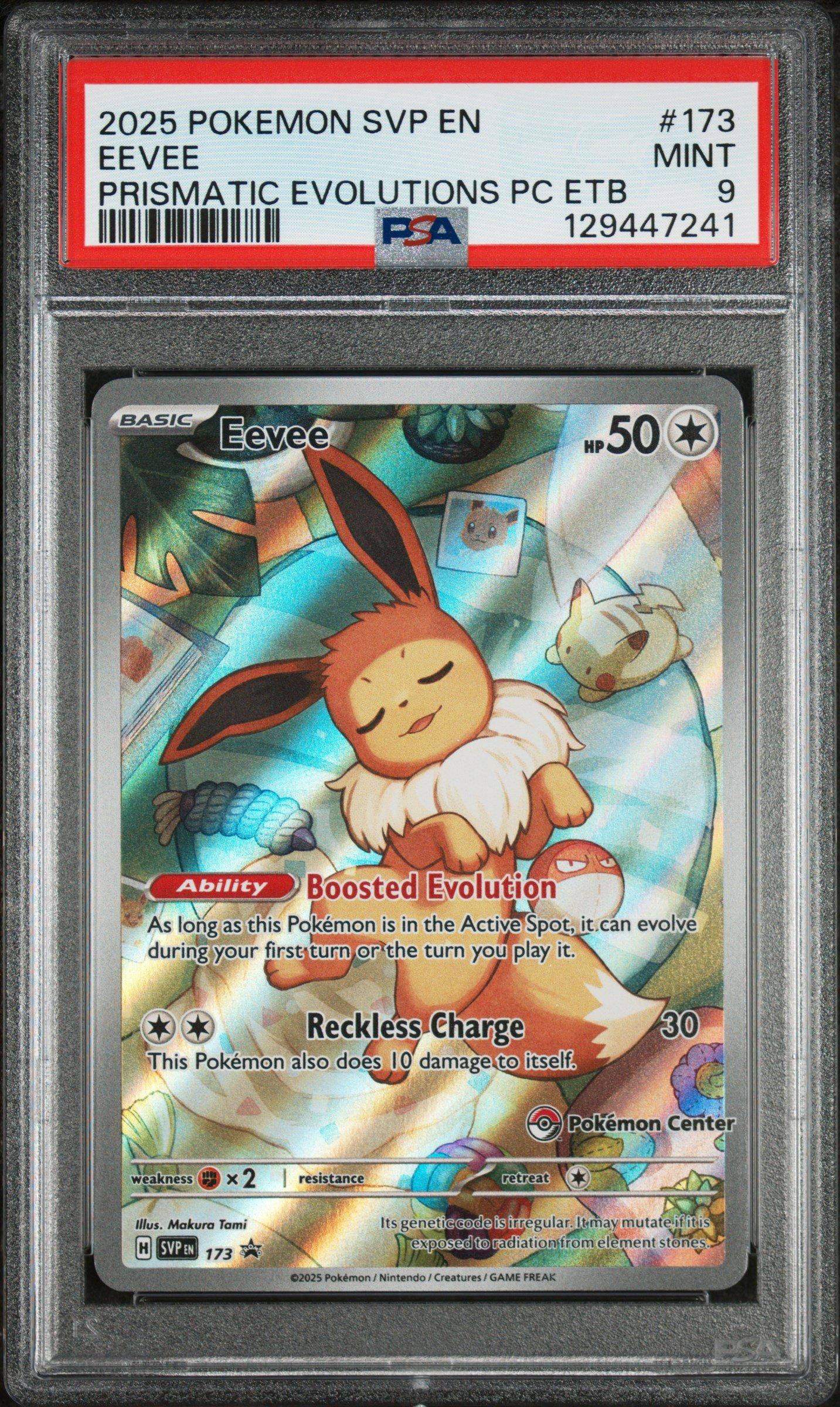 2025 Pokemon Svp En-sv Black Star Promo 173 Eevee Prismatic