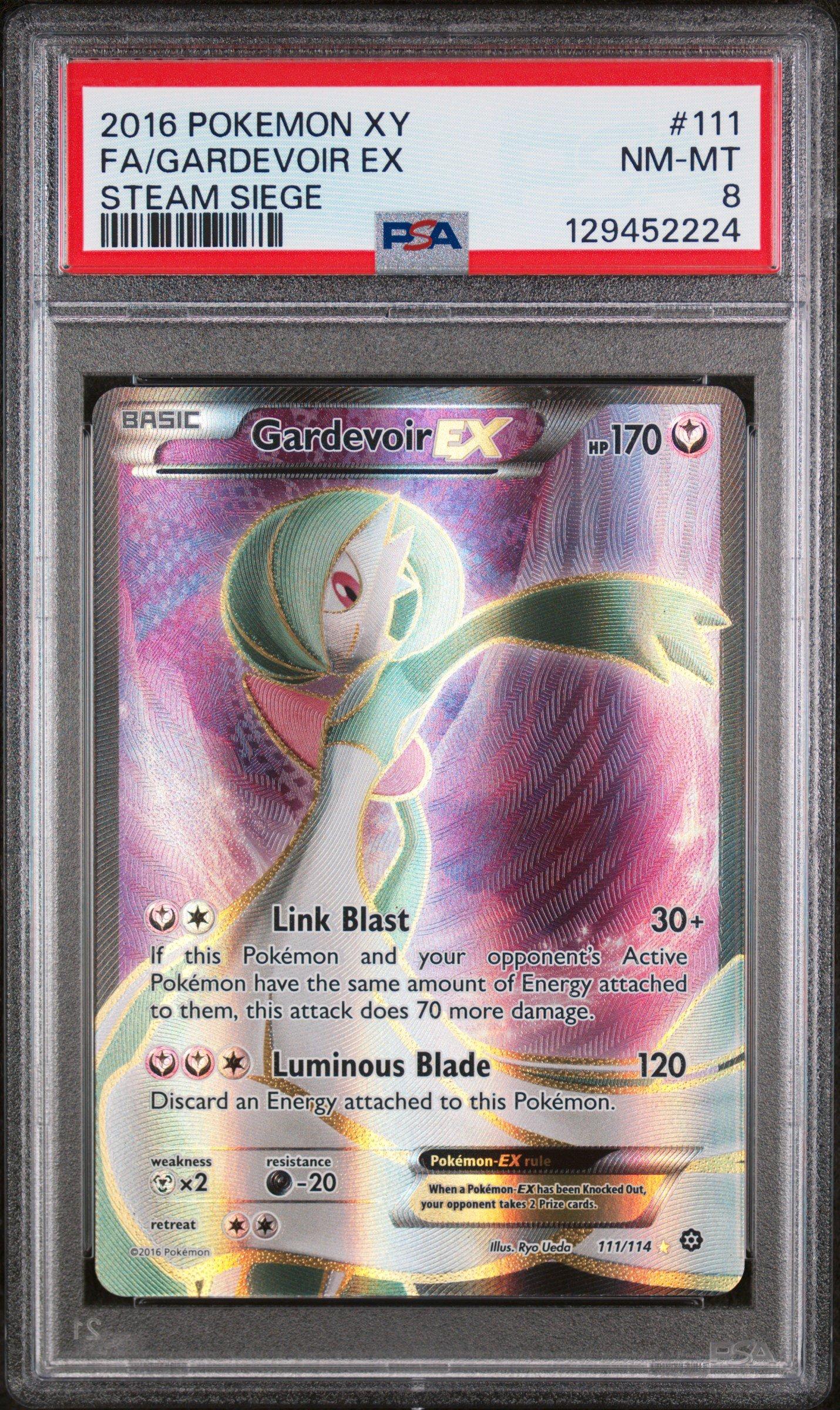 pokemon steam siege cards 2016 Xy 111 Full Art/gardevoir Ex PSA 8 Graded Card EX lays siege to the mighty Gear Palace with a host of greedy forces Pokemon Steam Siege Card Prices
