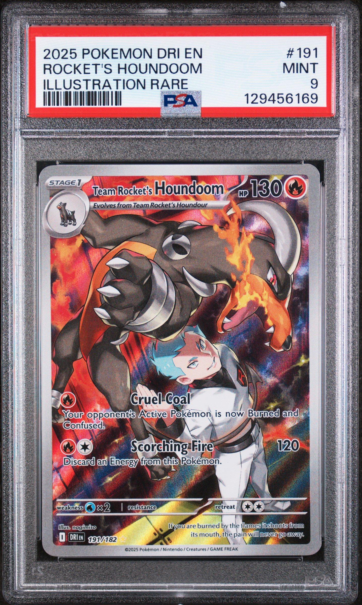 2025 Pokemon Dri En-destined Rivals 191 Team Rocket's Houndoom