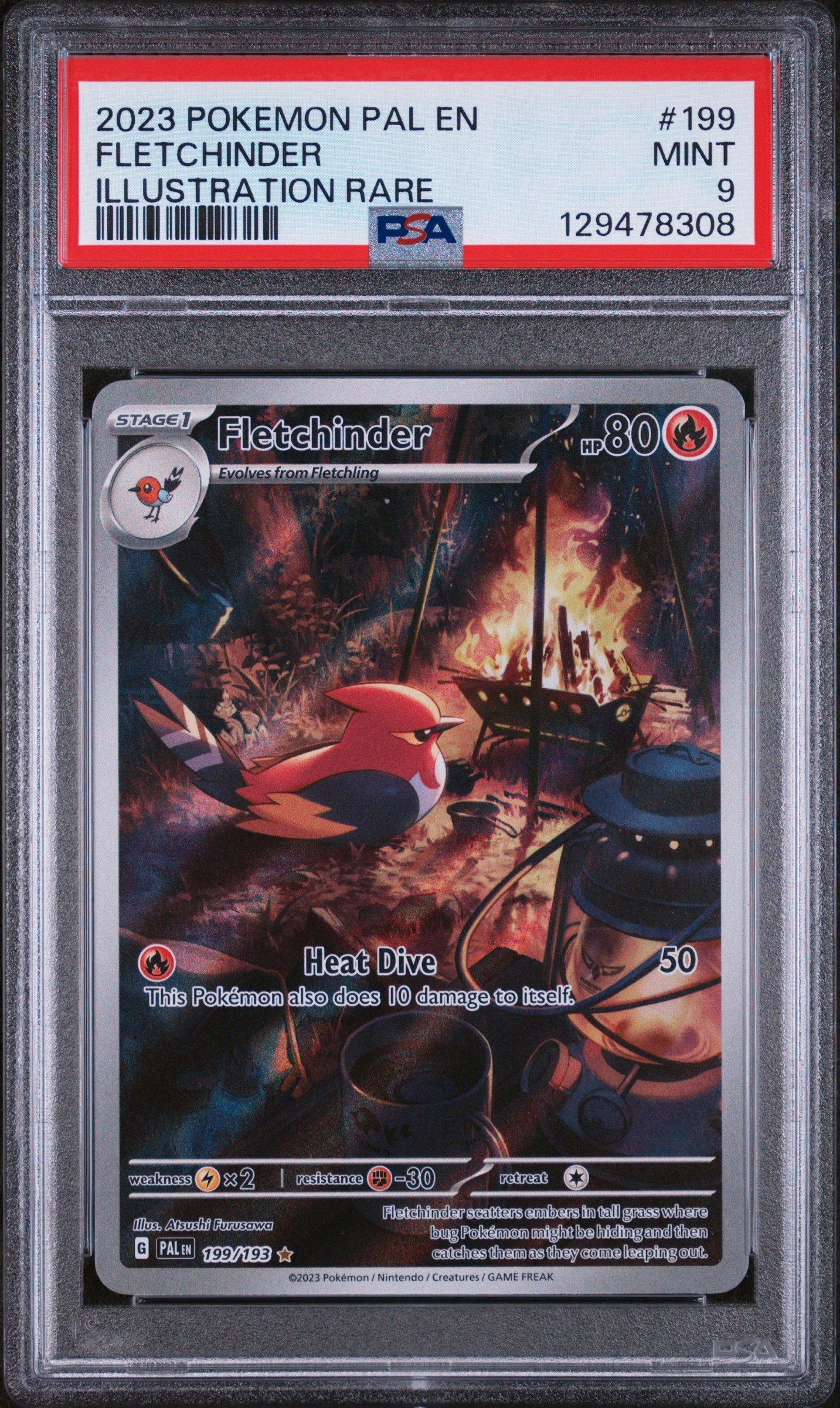 fletchinder pokemon card Pokmon TCG: AR 073/071 SV2D Clay Burst Colorless Colorless Quick Attack (20+) Flip a coin Fletchinder #013  Munikis Zero