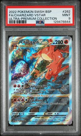 2022 Pokemon Swsh Black Star Promo 262 Full Art/charizard Vstar